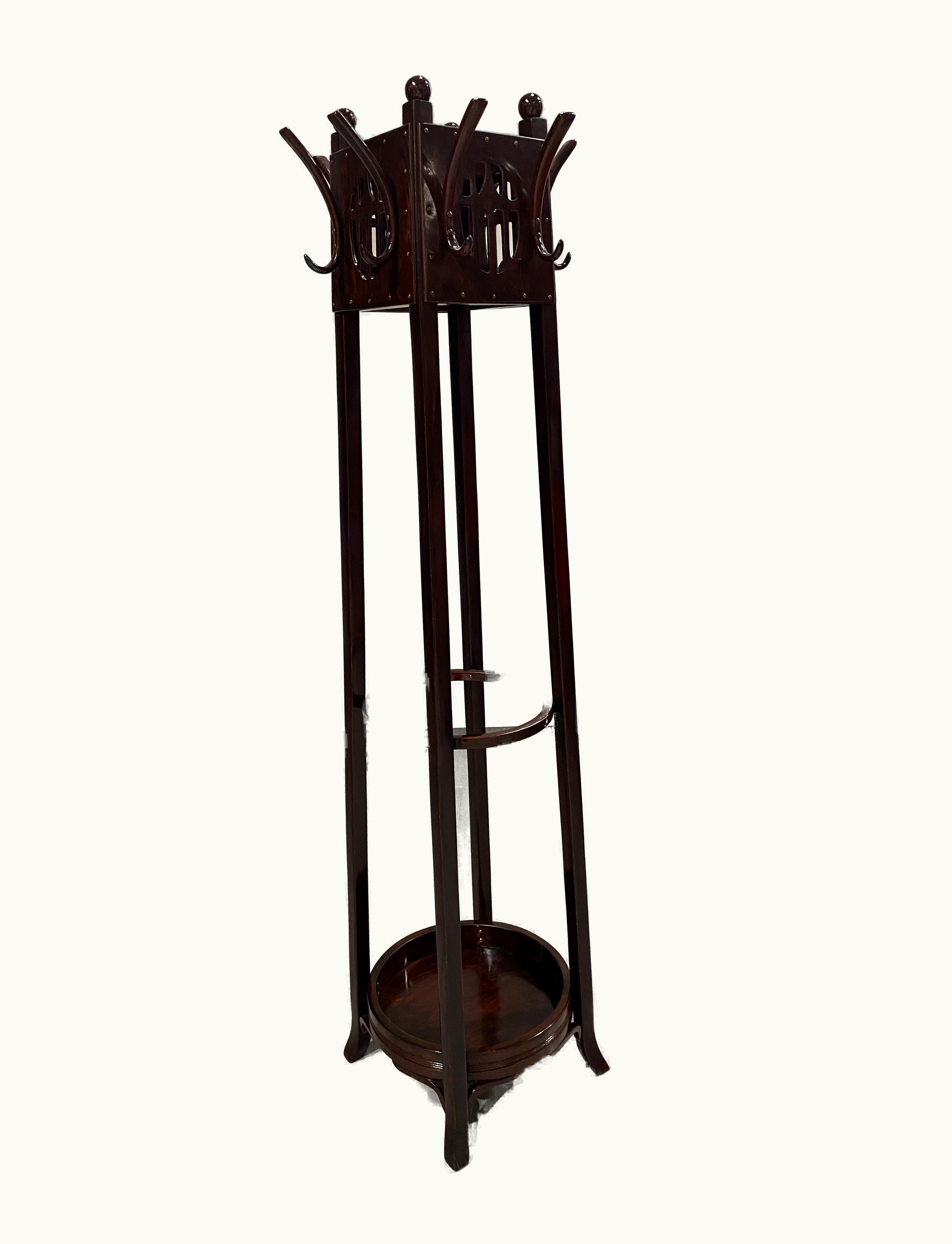Josef Hoffmann Josef Hoffmann Coat Stand No.1098 By Josef Hoffmann For J.J.Kohn