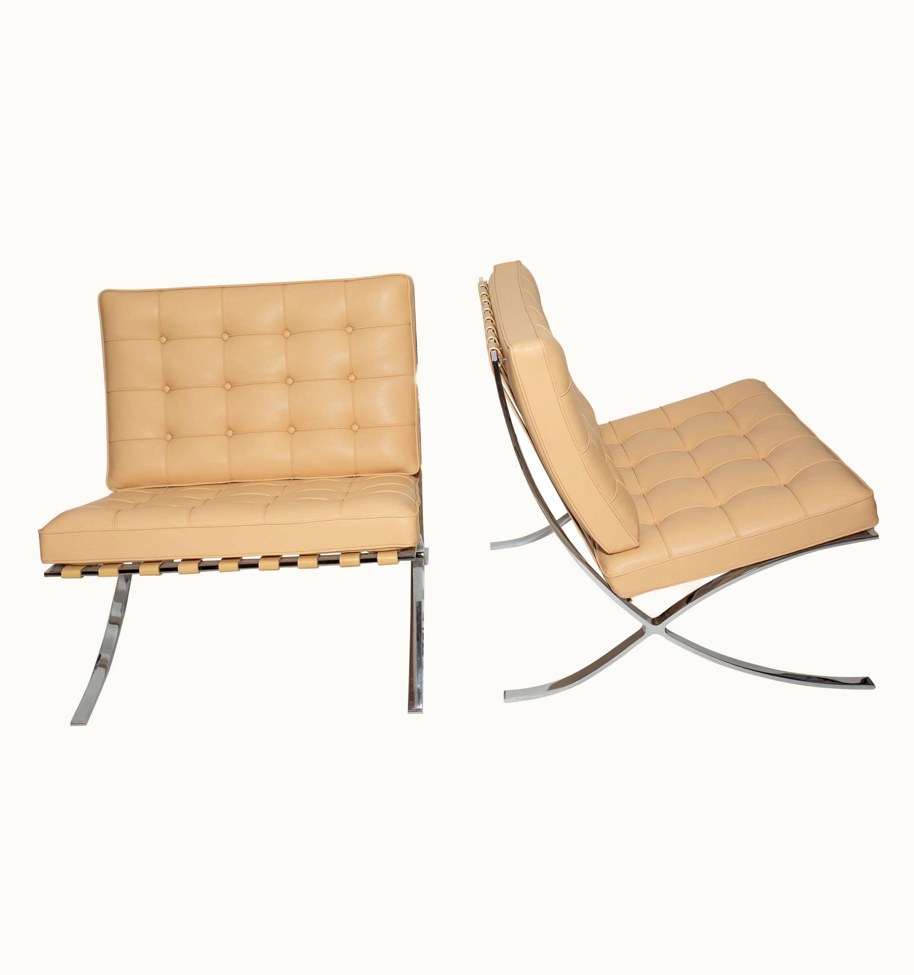 Ludwig Mies van der Rohe Ludwig Mies van der Rohe Mies Van Der Rohe Barcelona Chairs For Knoll