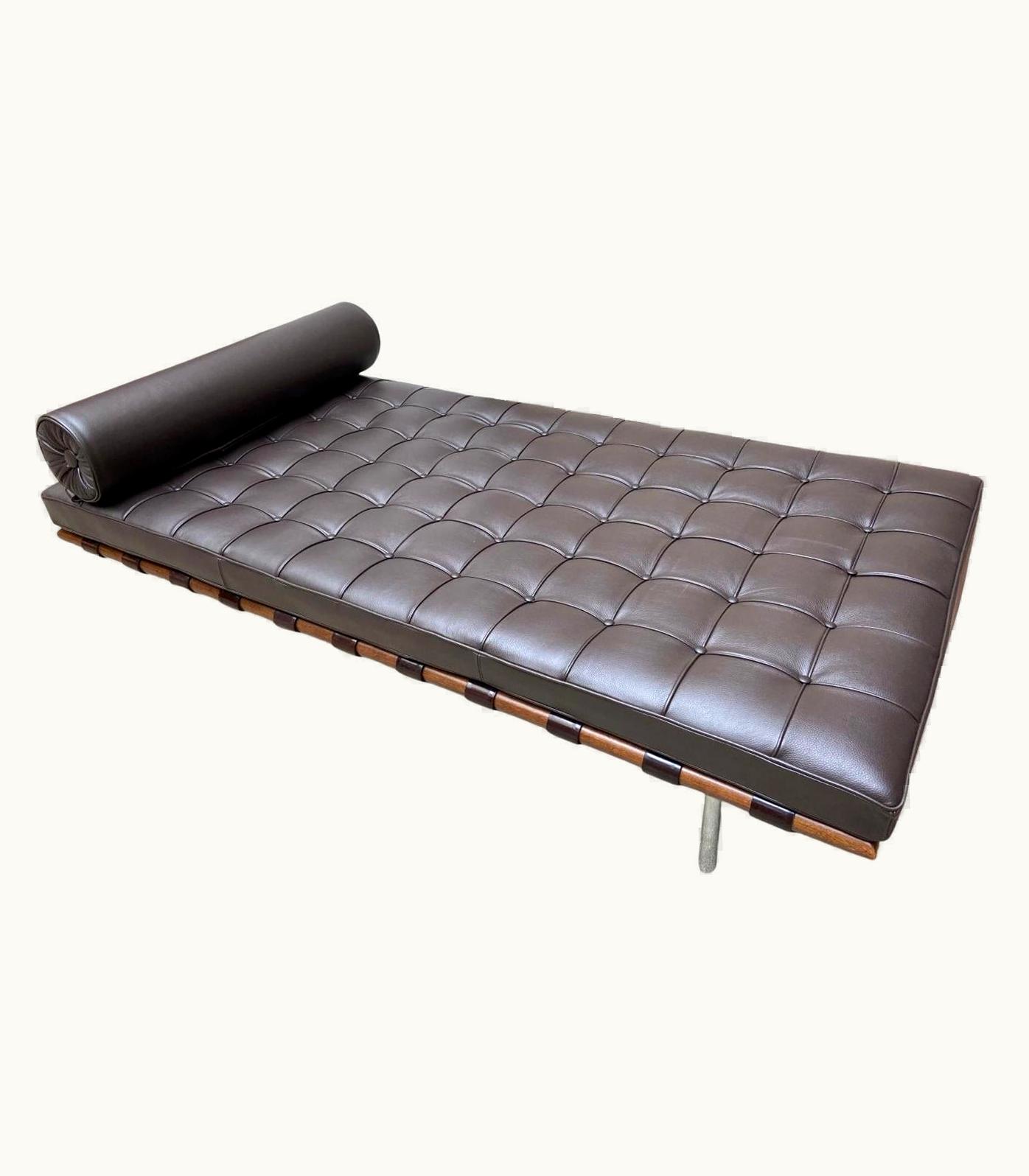 Ludwig Mies van der Rohe Ludwig Mies van der Rohe Mies Van Der Rohe, Barcelona Daybed Brown Leather, 2017