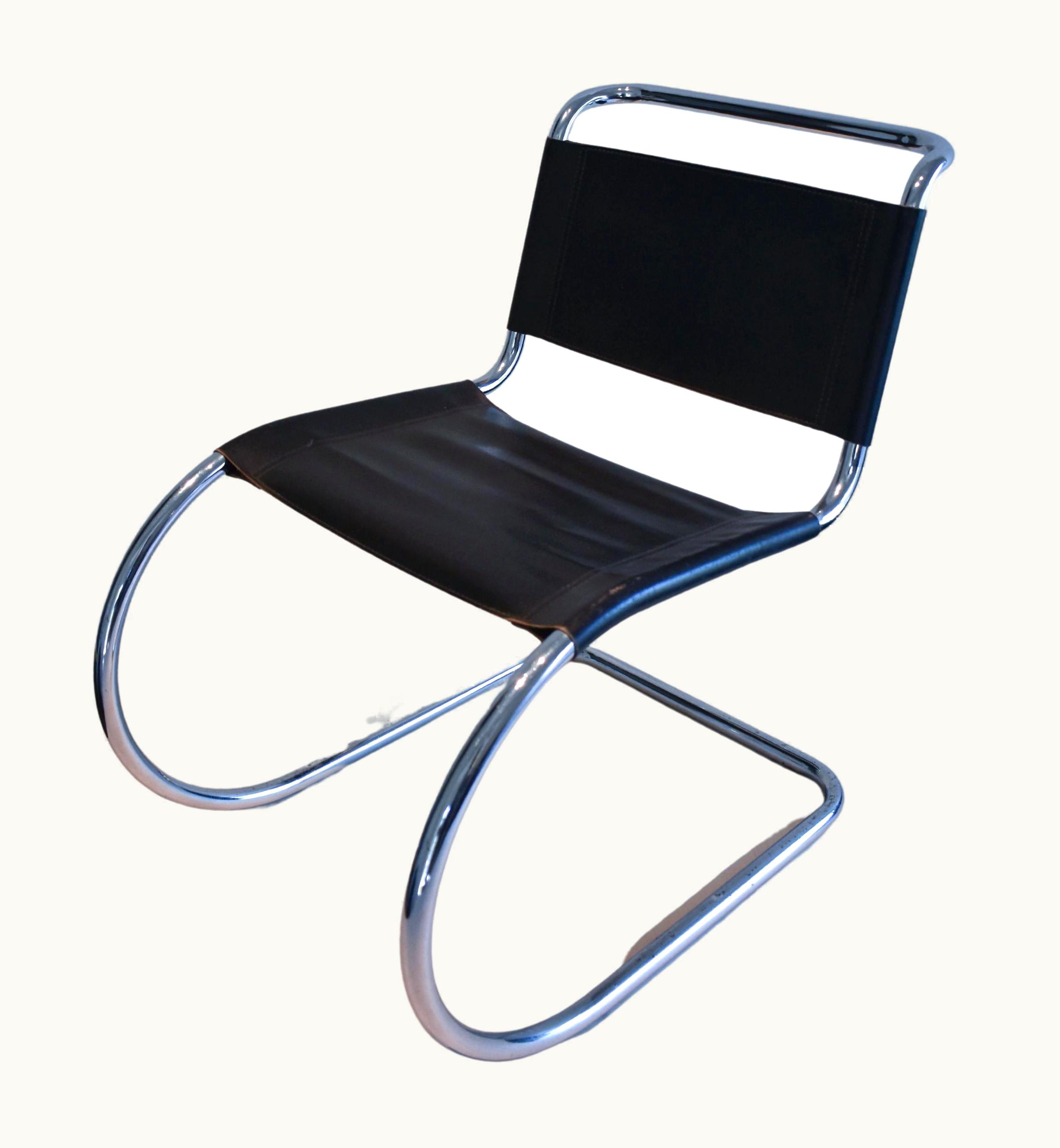 Lilly Reich;Ludwig Mies van der Rohe Lilly Reich;Ludwig Mies van der Rohe Vintage MR10/S533L Cantilever Chair By Mies Van Der Rohe And Lilly Reich