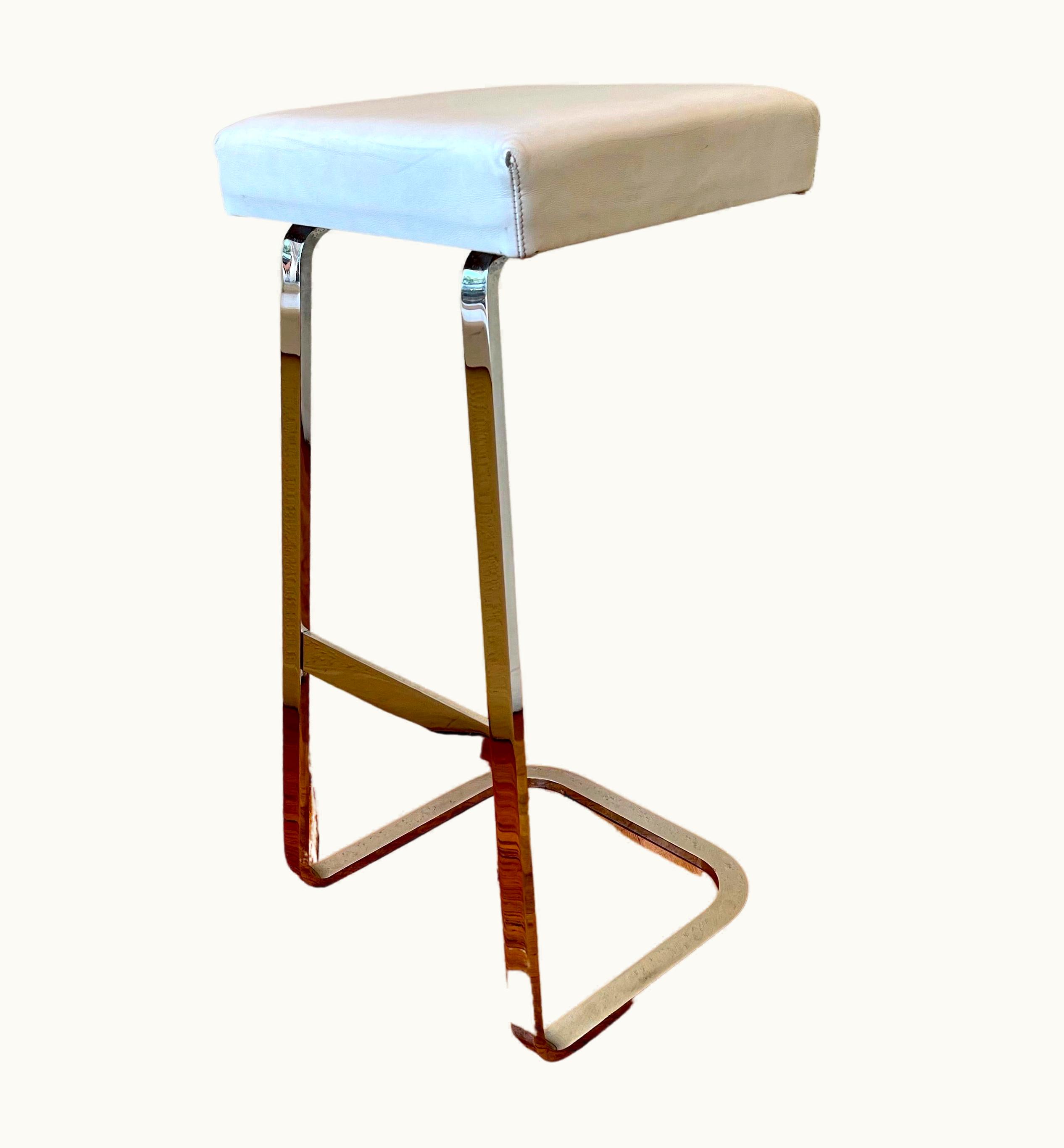 Ludwig Mies van der Rohe Ludwig Mies van der Rohe Four Seasons Barstool Designed By Mies Van Der Rohe