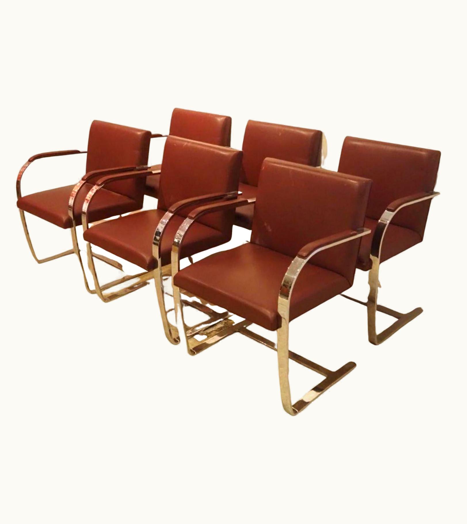 Mies van der Rohe Mies Van Der Rohe Ludwig / Knoll Set Of 6 Brno Model