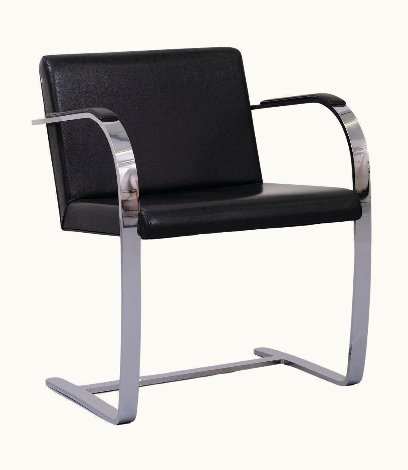 Ludwig Mies van der Rohe Ludwig Mies van der Rohe Black Leather Mies Van Der Rohe Brno Chair
