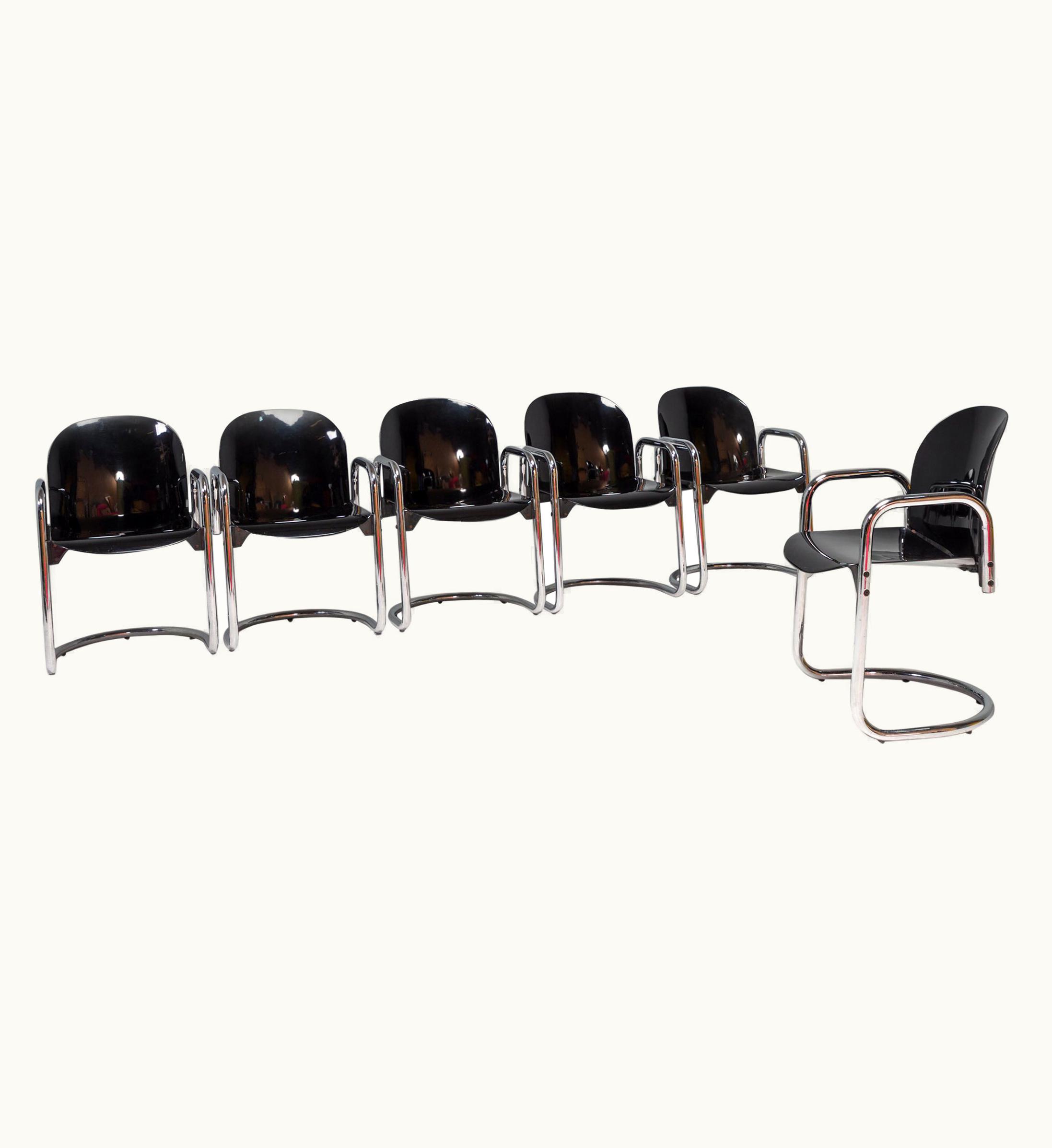 Afra & Tobia Scarpa Afra & Tobia Scarpa For B&B Italia Dessau Chairs, Circa 1974, Set Of 6