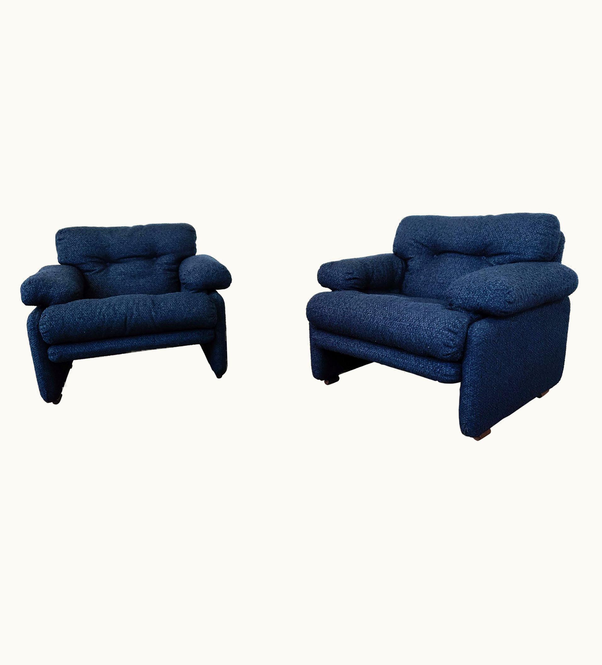 Afra & Tobia Scarpa Afra & Tobia Scarpa Pair Of Coronado Armchairs By Tobia & Afra Scarpa For B&B Italia, Italy, 1960s