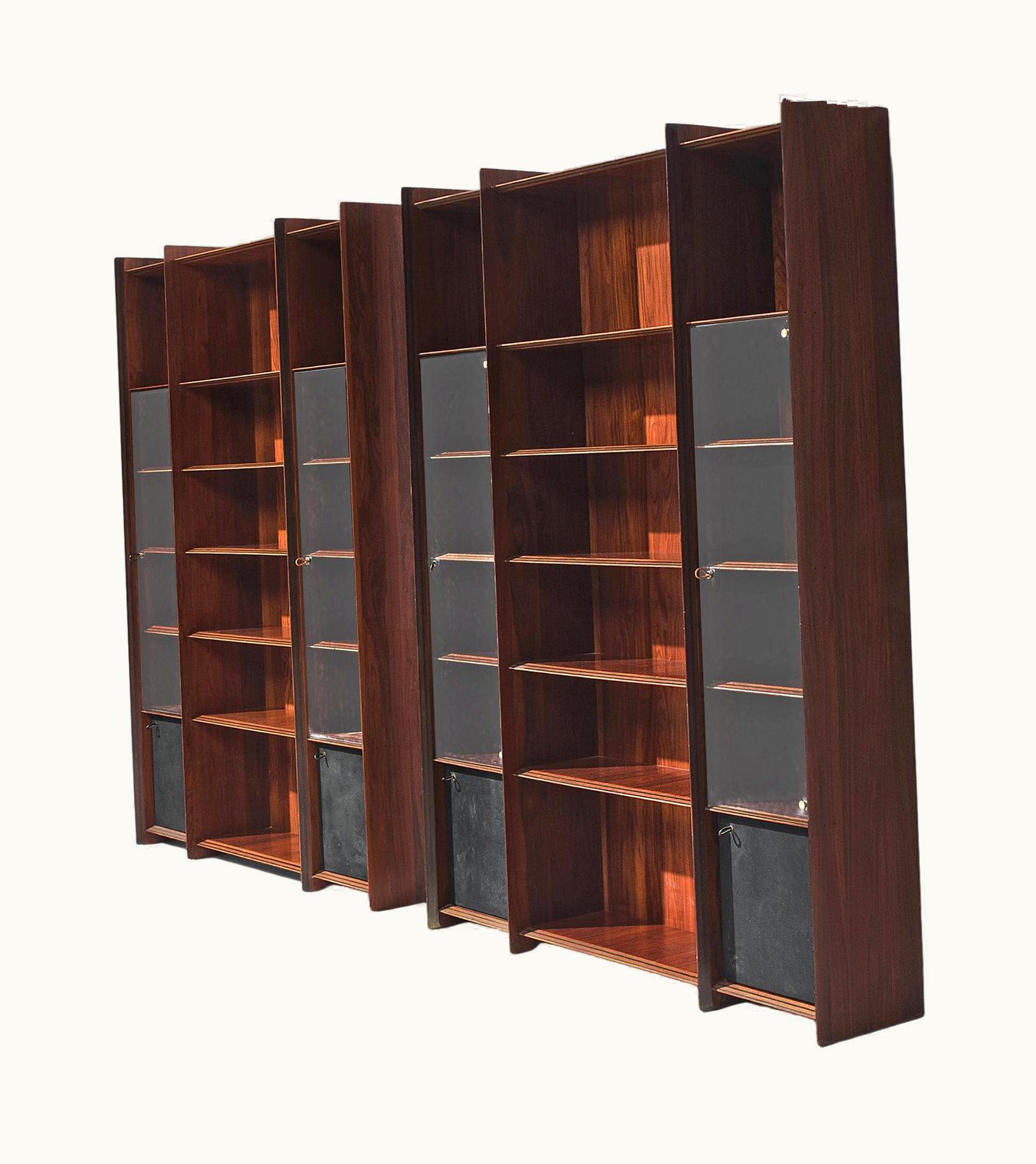 Afra & Tobia Scarpa Afra & Tobia Scarpa For Maxalto 'Artona' Cabinets In Pau Ferro