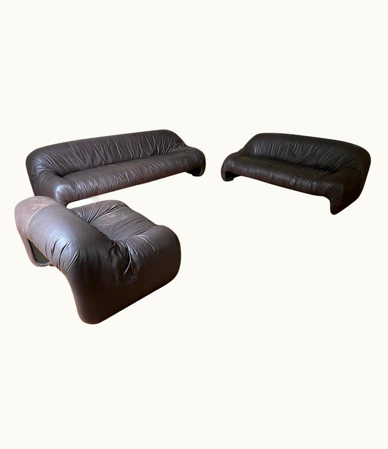 Afra & Tobia Scarpa Afra & Tobia Scarpa Set 3 Sofas Bonanza De Afra & Tobia Scarpa Pour C&B Italia
