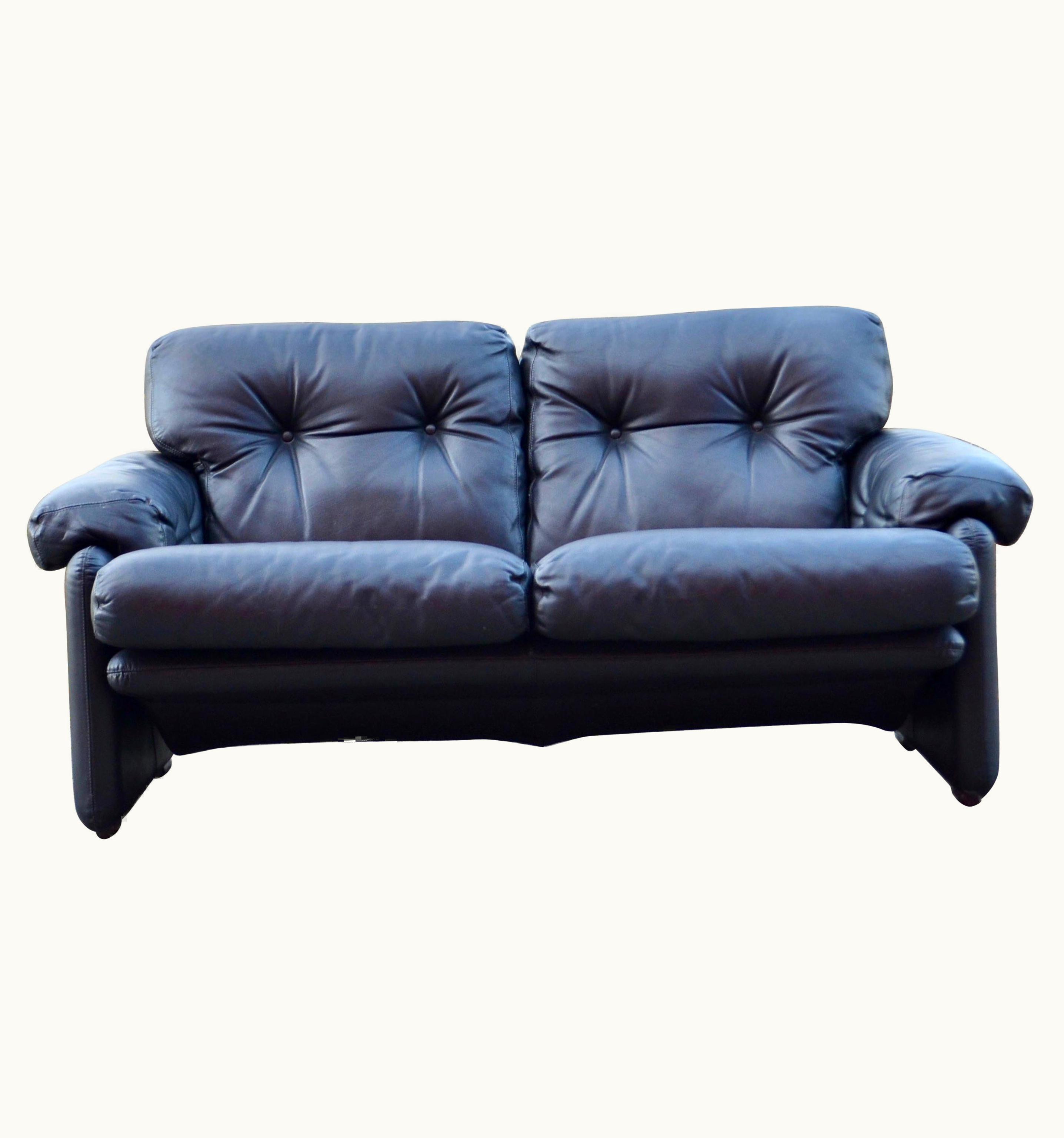 Afra & Tobia Scarpa Afra & Tobia Scarpa B&B ITALIA Afra & Tobia Scarpa Modell Coronado Leather Sofa
