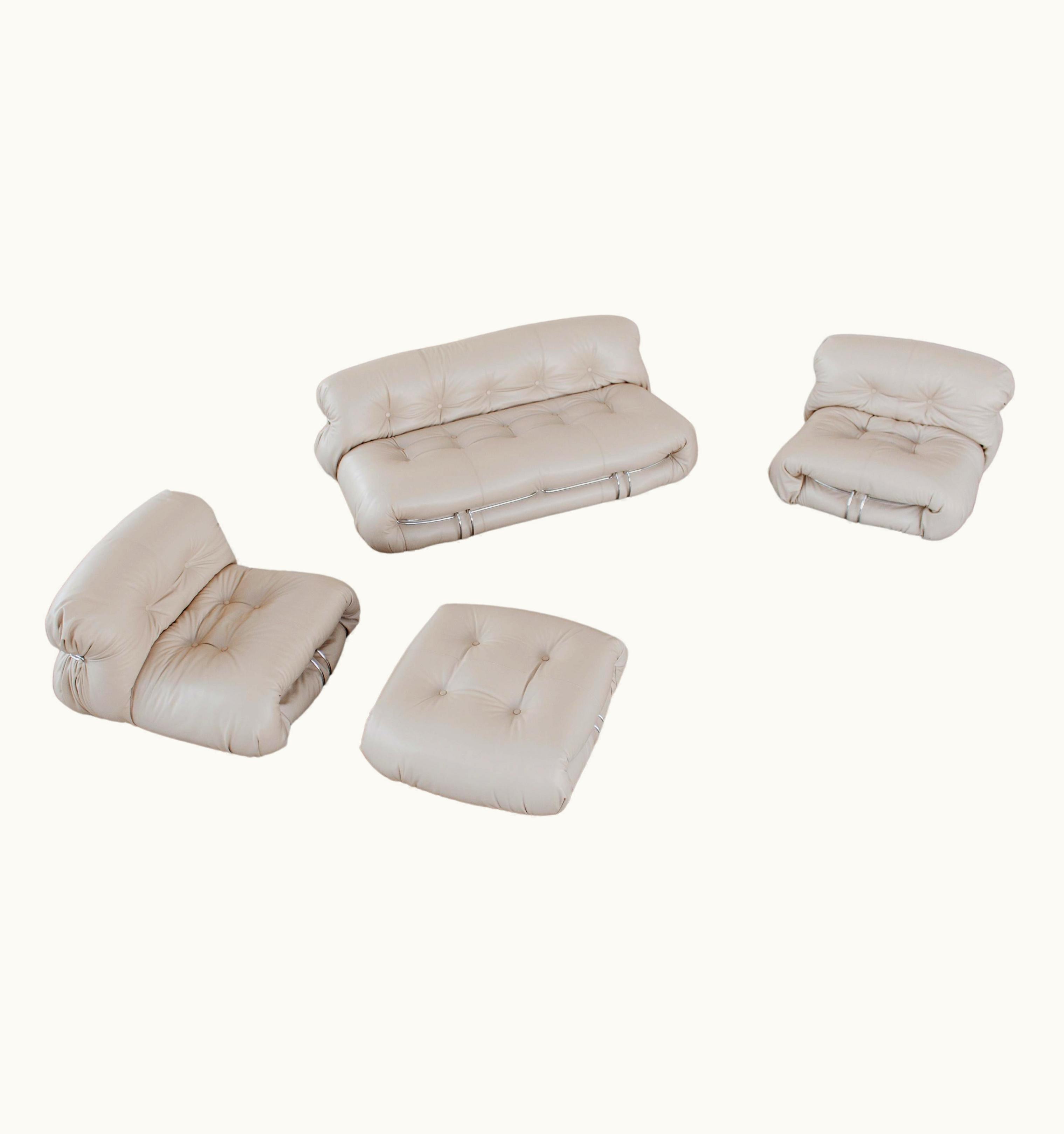 Afra & Tobia Scarpa Afra & Tobia Scarpa "Soriana" Living Room Set For Cassina, 1969 UZ0200300