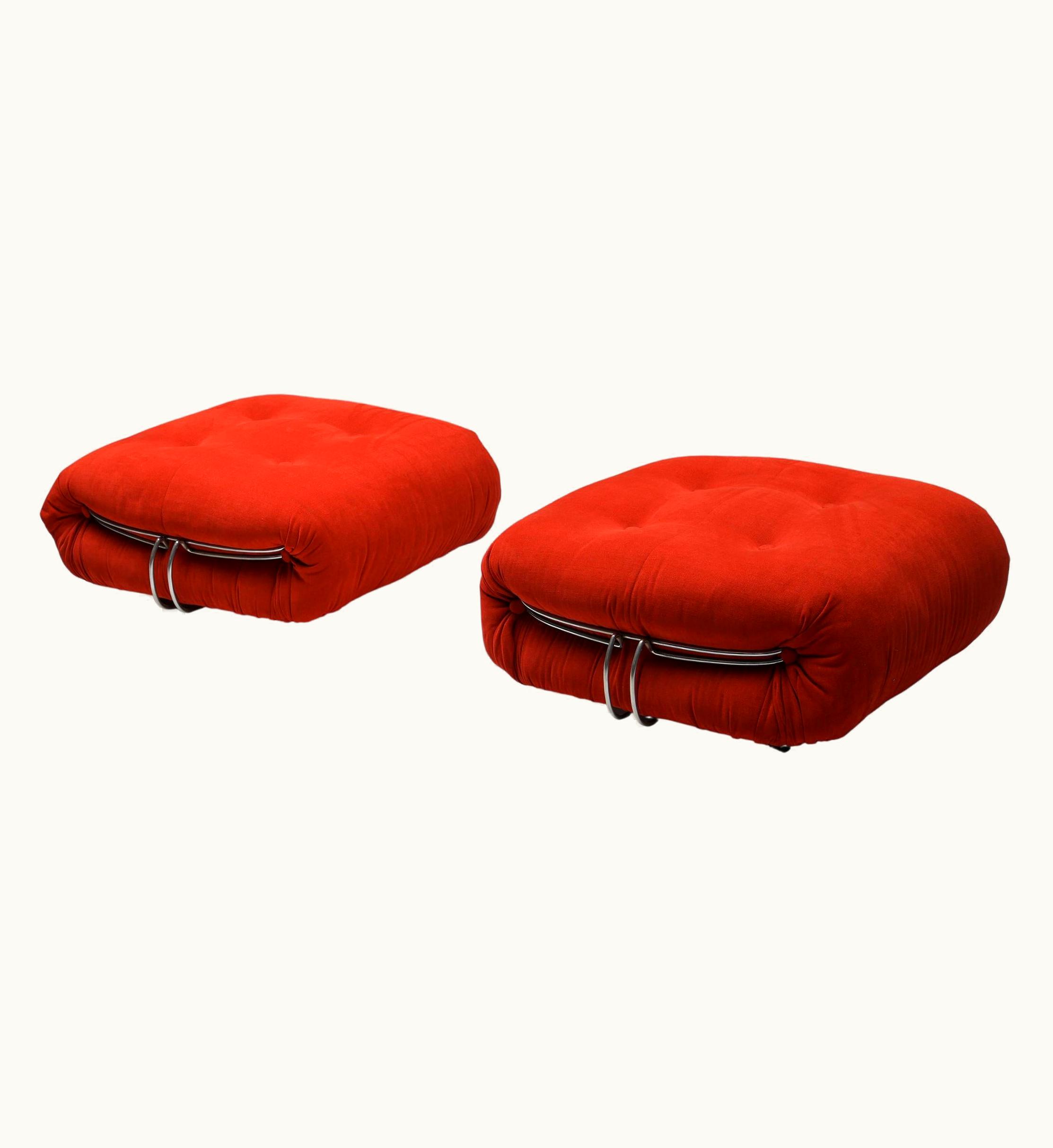 Afra & Tobia Scarpa Afra & Tobia Scarpa Soriana Pouf By Afra & Tobia Scarpa For Cassina, 1970s