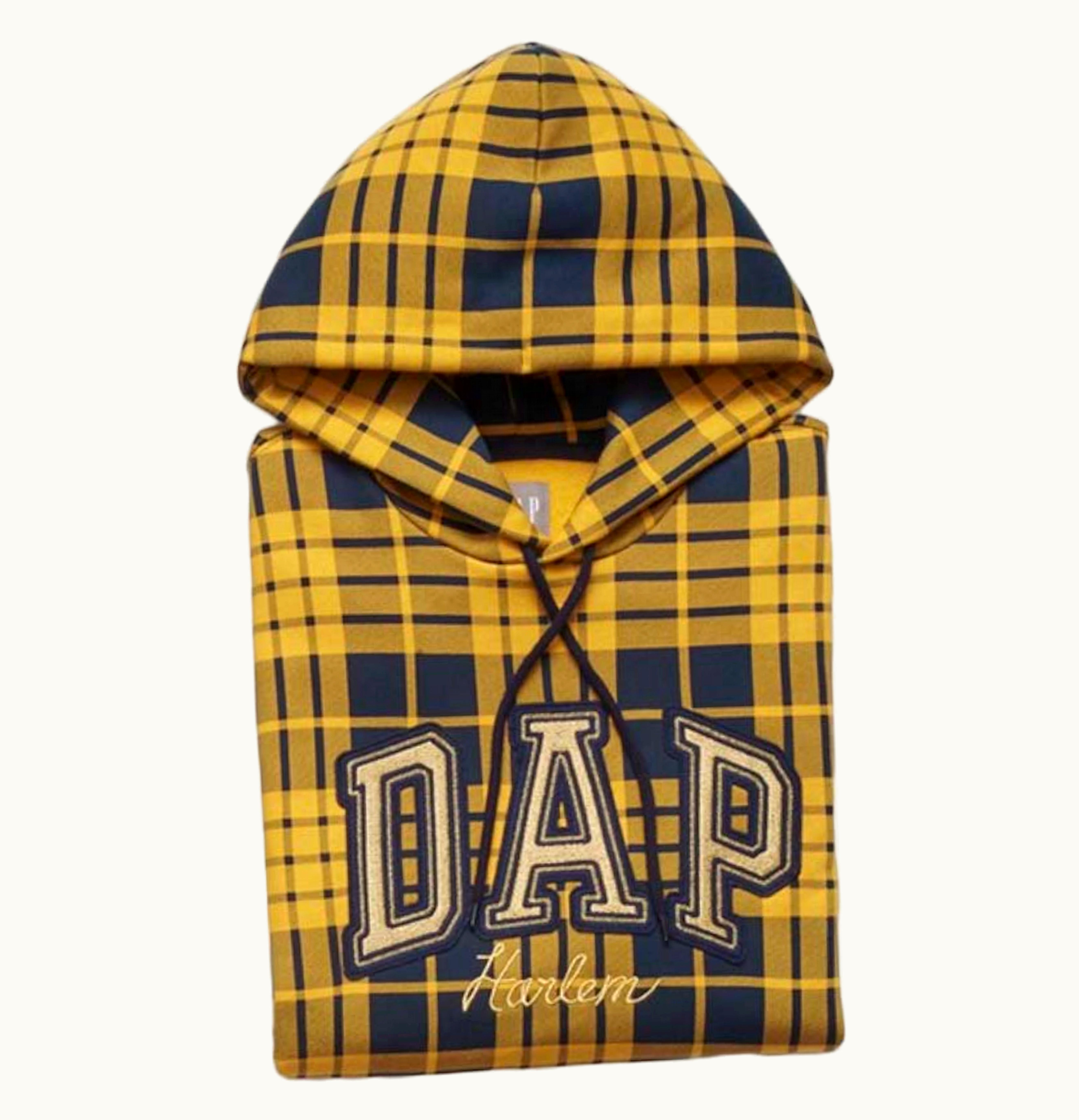 GAP GAP x Dapper Dan DAP Arch Logo Hoodie Yellow