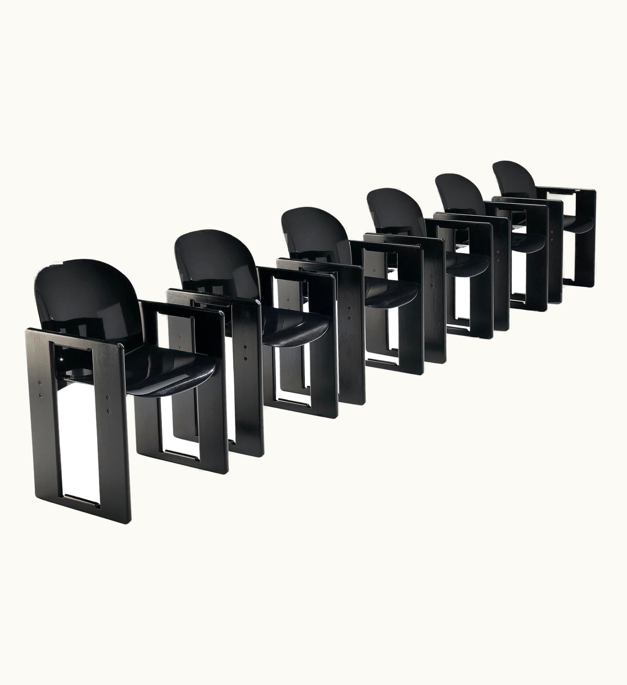 Afra & Tobia Scarpa Afra & Tobia Scarpa For B&B Set Of Six 'Dialogo' Dining Chairs