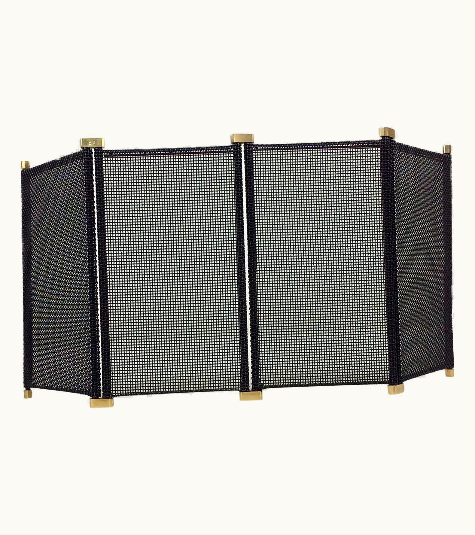 Afra & Tobia Scarpa Afra & Tobia Scarpa Tobia & Afra Scarpa Adjustable Fireplace Screen, Circa 1970, Italy