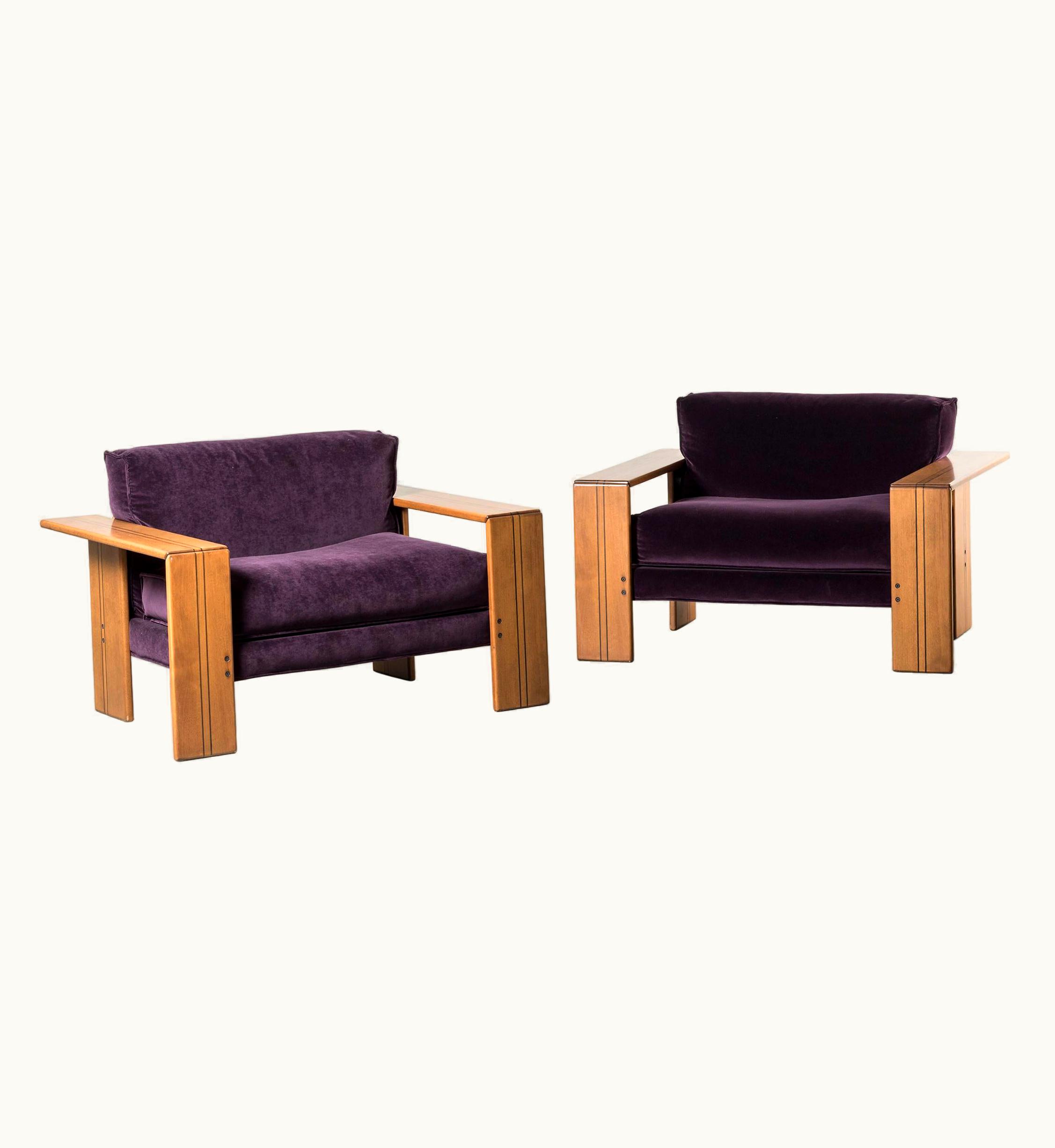Afra & Tobia Scarpa Afra & Tobia Scarpa Pair Of Armchairs, Artona Series, By Afra & Tobia Scarpa
