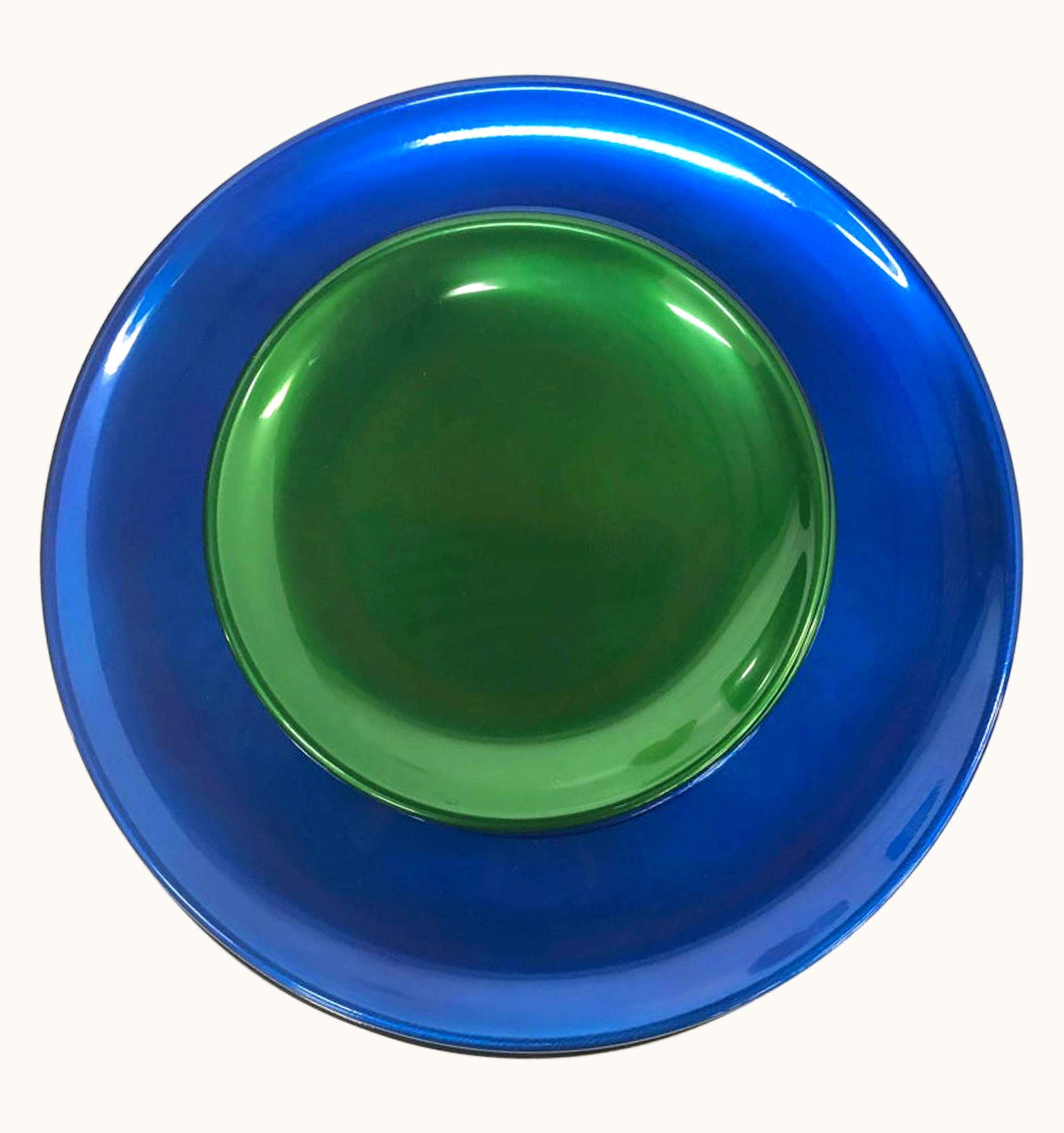 Afra & Tobia Scarpa Afra & Tobia Scarpa Glazed Italian Colorful Plates San Lorenzo Design (8) ITALY