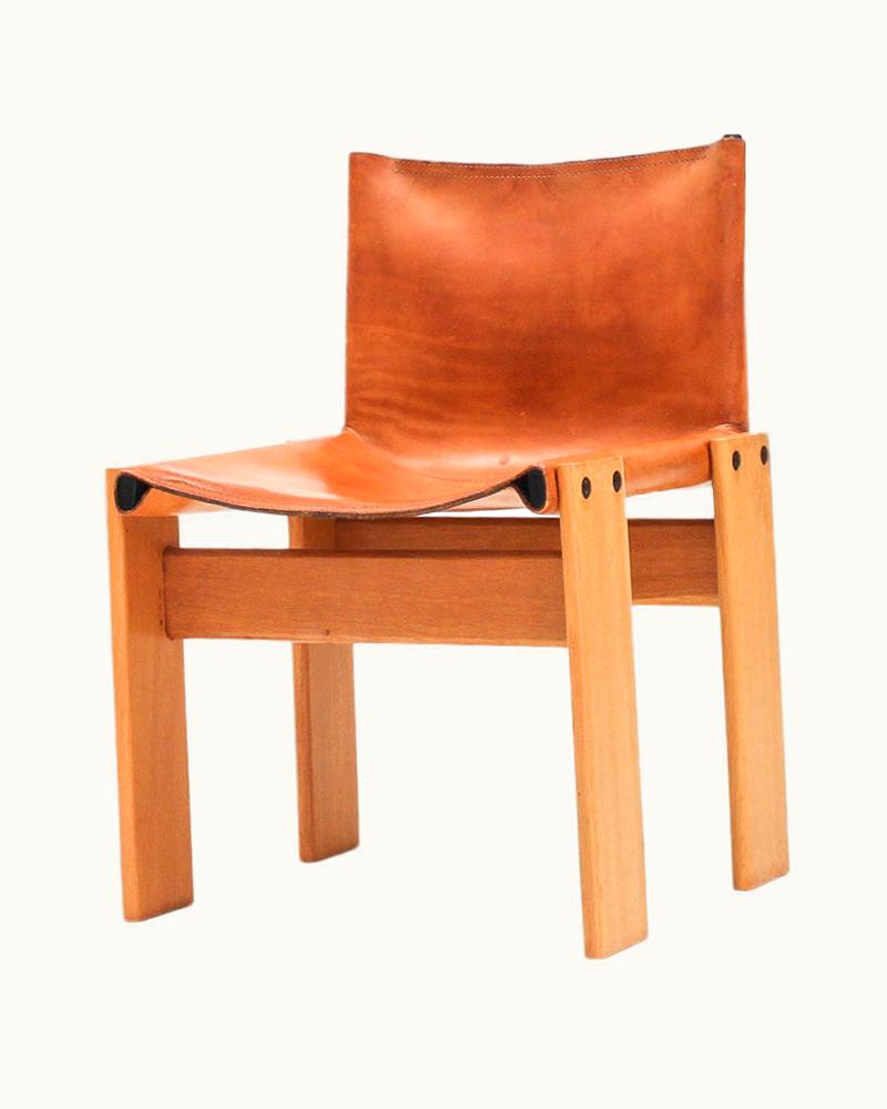 Afra & Tobia Scarpa Afra & Tobia Scarpa 'Monk' Chair By Afra & Tobia Scarpa For Molteni, Italy, 1974