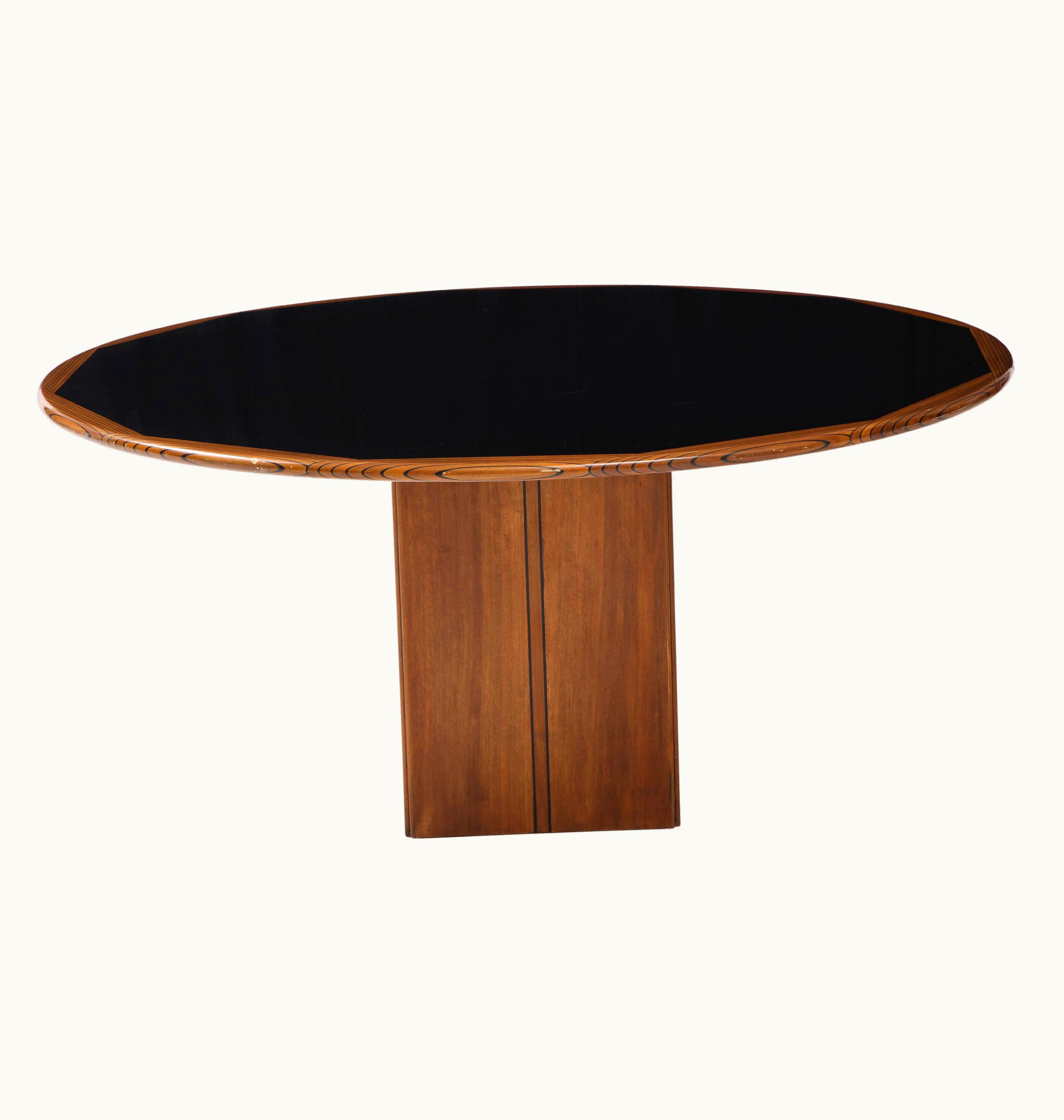 Afra & Tobia Scarpa Round 'Africa' Table, Designed By Afra & Tobia Scarpa, For Maxalto 'Artona'