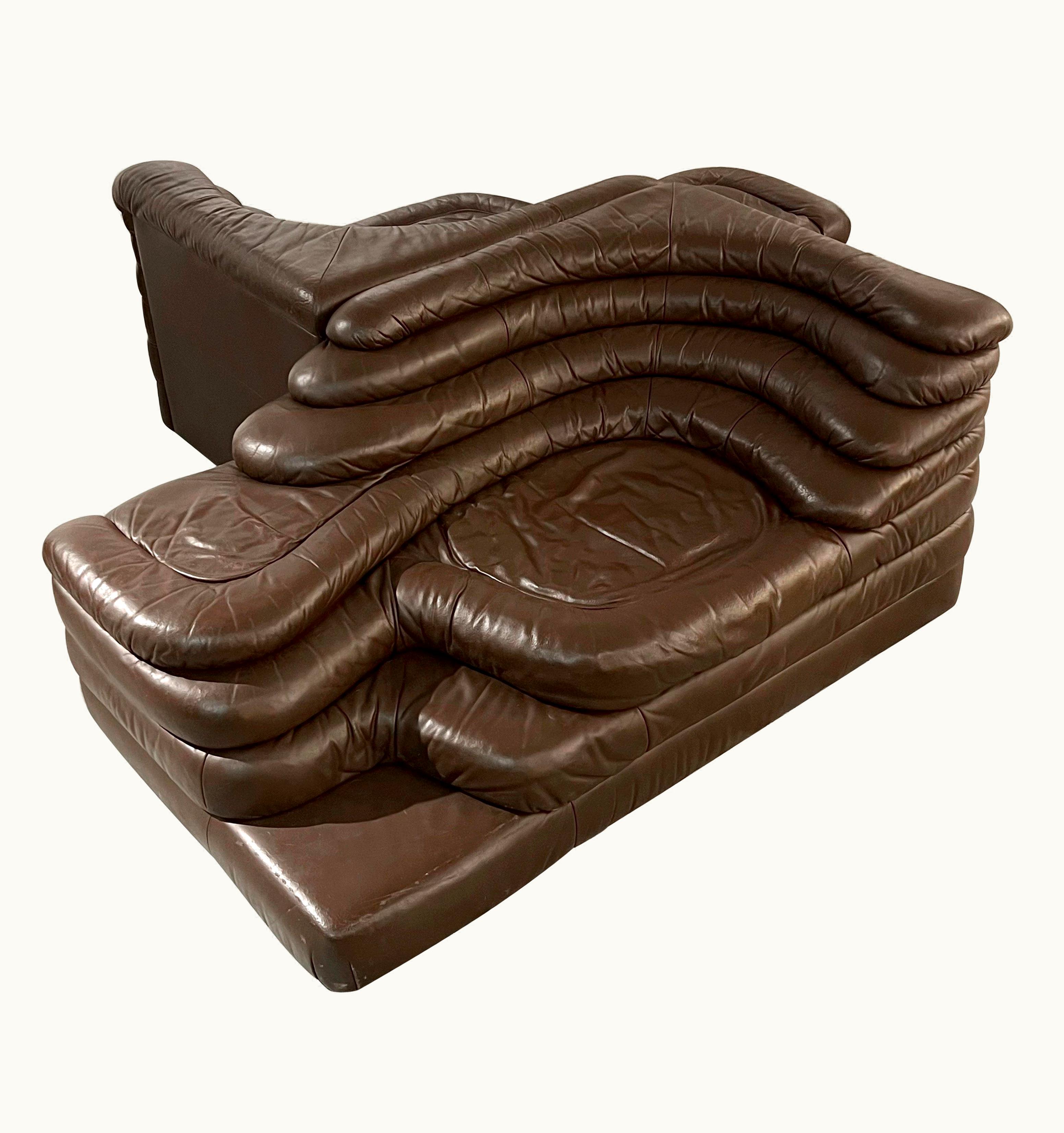 Ubald Klug Pair Of Terrazza Sofas By Ubald Klug For De Sede, Switzerland, 1973