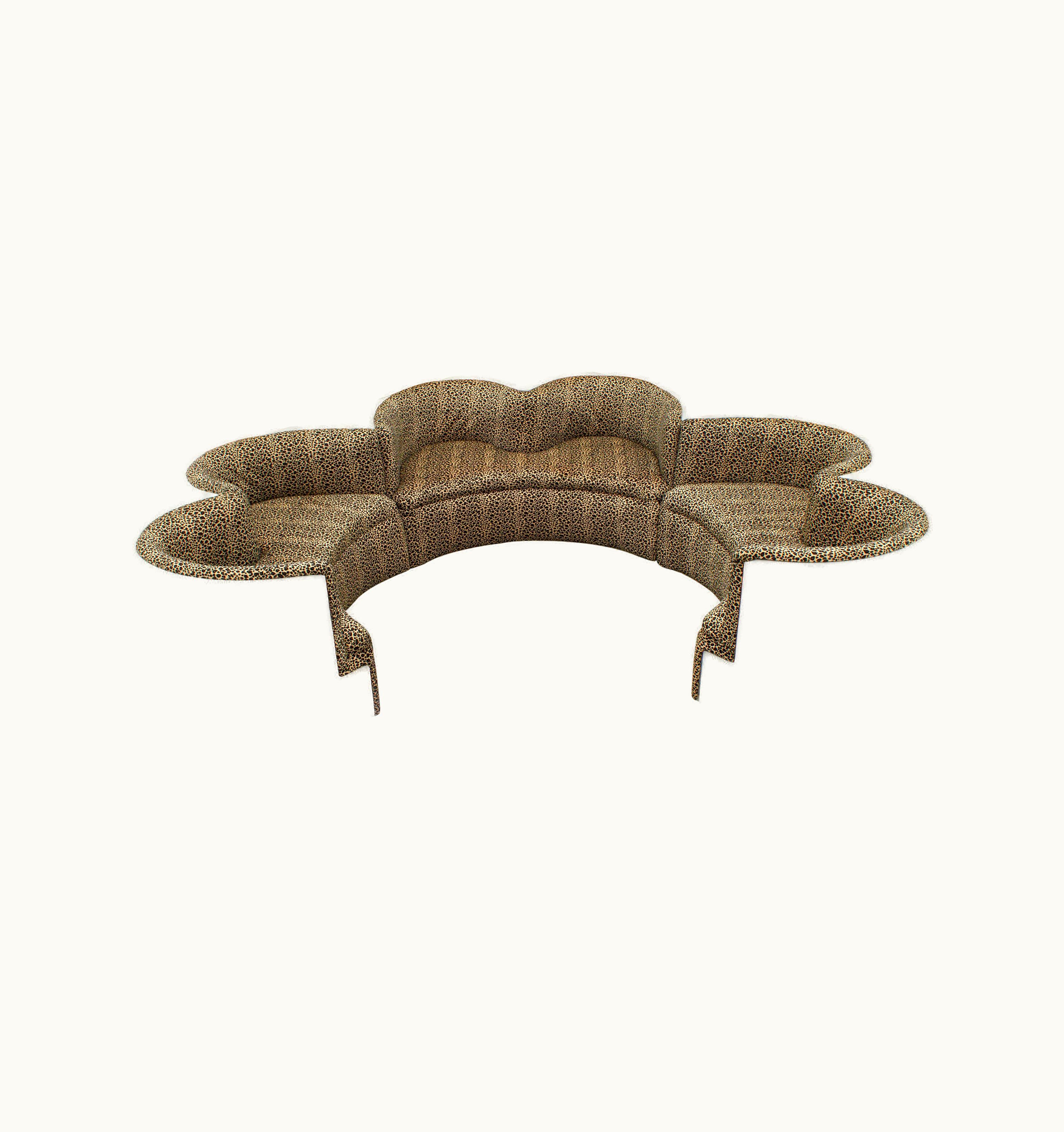 Archizoom Associati Modular Safari Imperial Sofa For Paltronova, Italy, 1970s