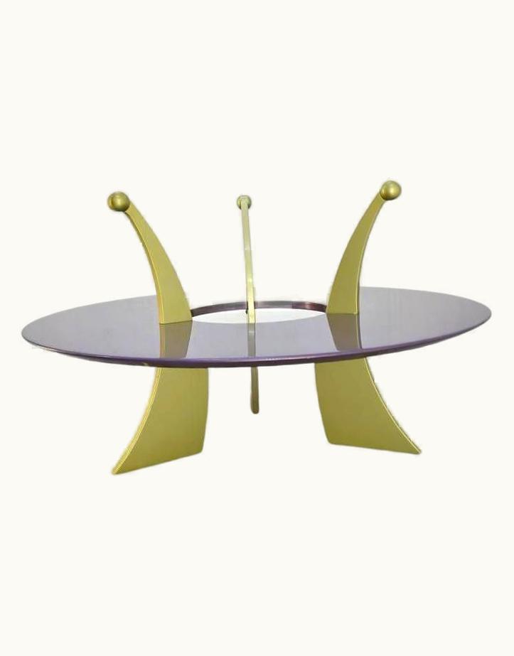 Massimo Morozzi Massimo Morozzi Orchid Coffee Table By Massimo Morozzi For Archizoom, 1980s, Italy