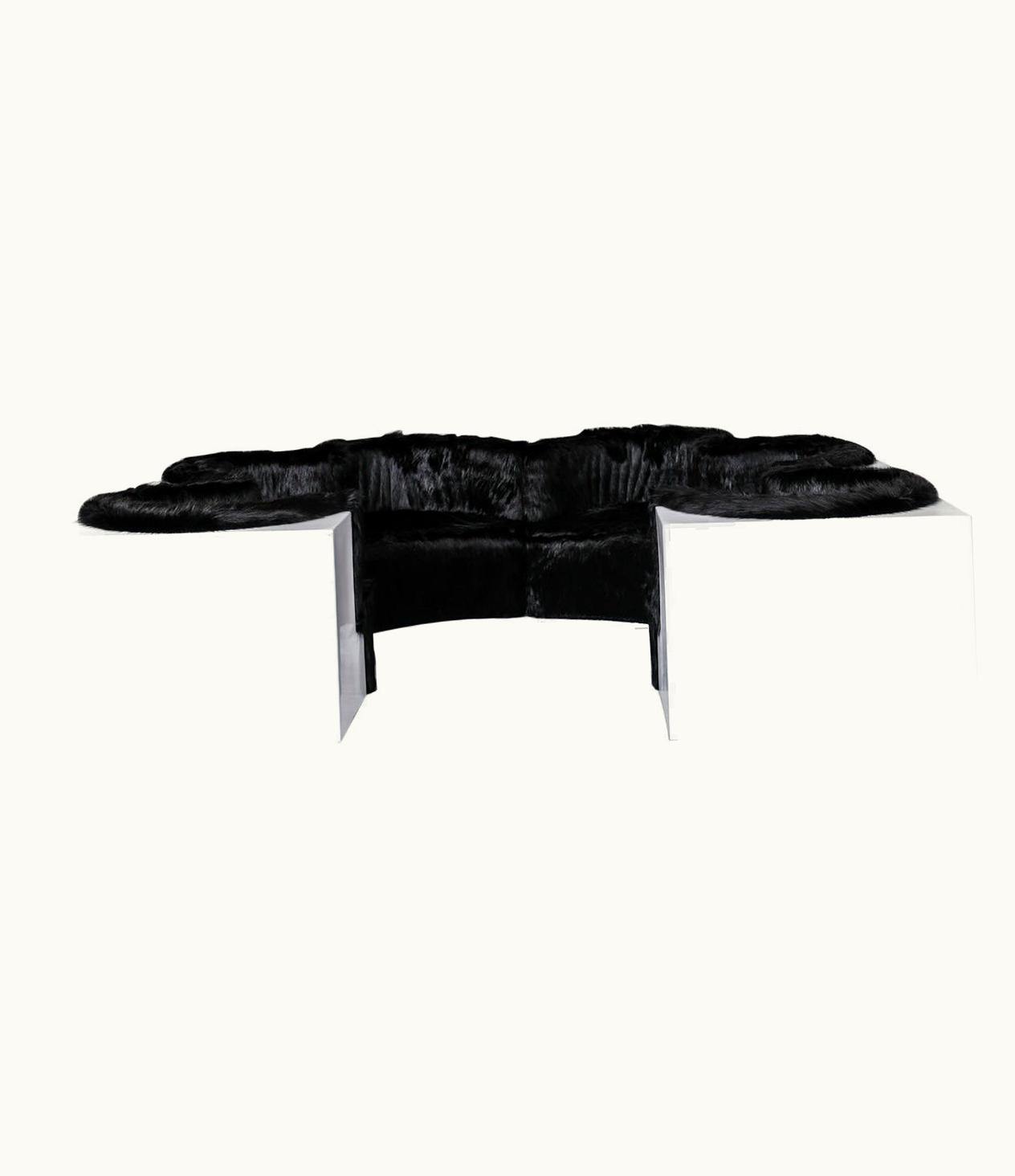 Afra & Tobia Scarpa 'Safari' Mid-Century Italian Sofa By Archizoom Associati For Poltronova