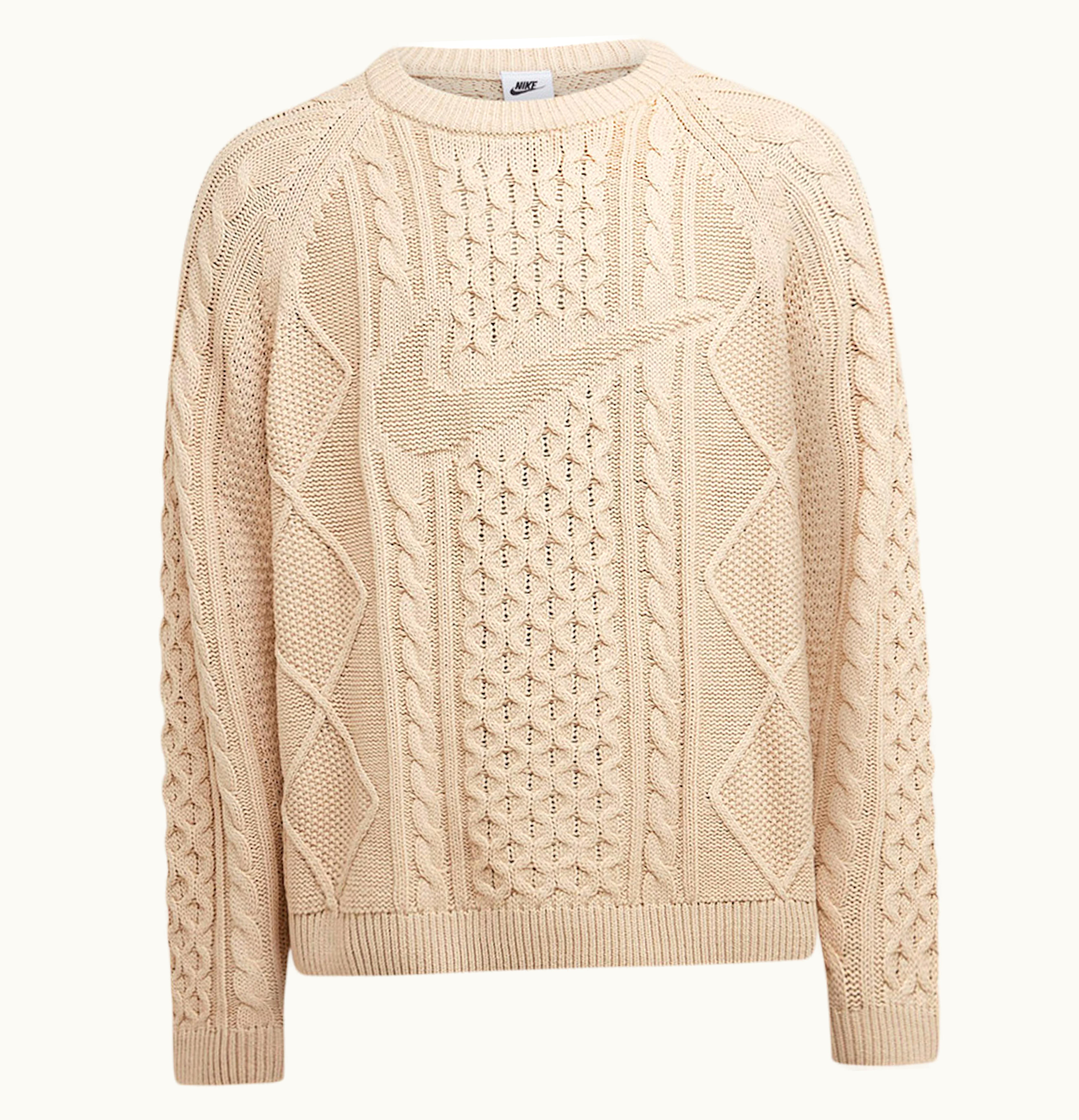 Nike Nike Life Cable Knit Sweater Rattan