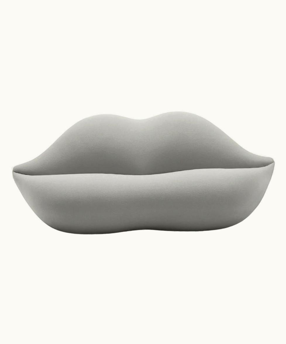 Studio 65 Gufram, Bocca Lip-Shaped Sofa, Rice, By Studio 65
