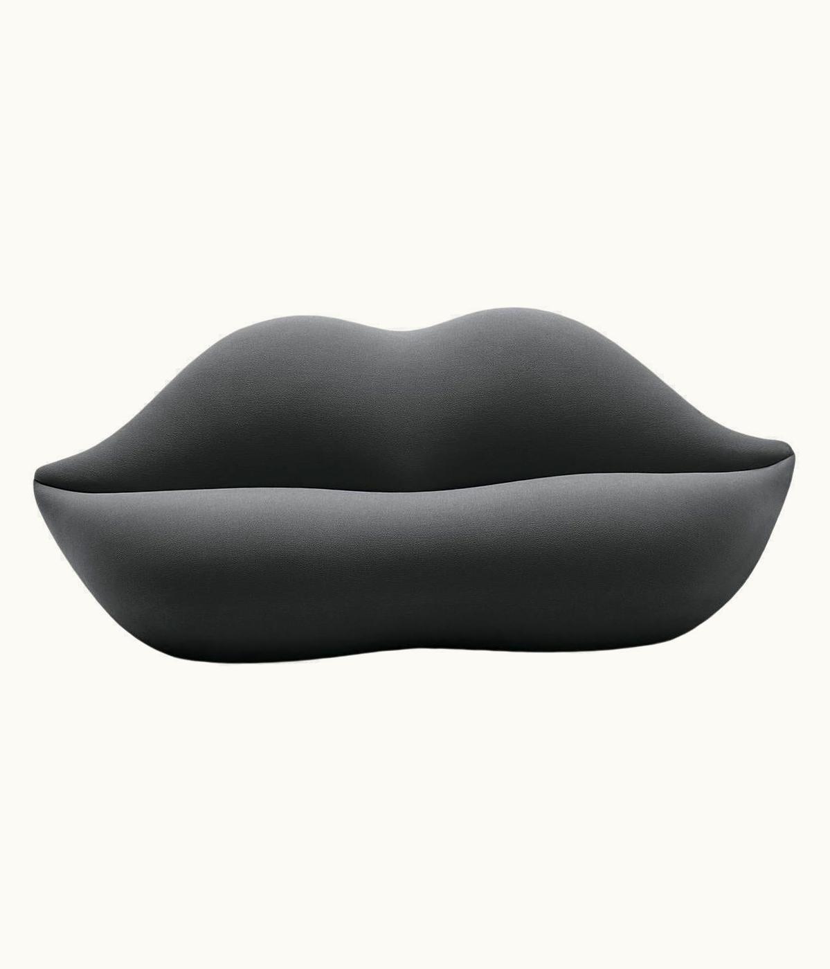Studio 65 Gufram, Bocca Lip-Shaped Sofa, Steel, By Studio 65