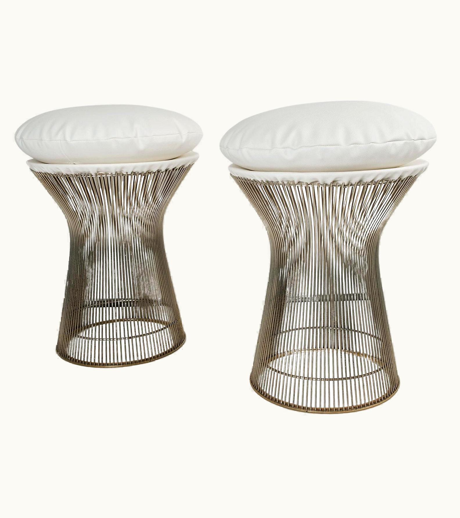 Warren Platner Warren Platner Pair Of Stools By Warren Platner For Knoll, 1960s