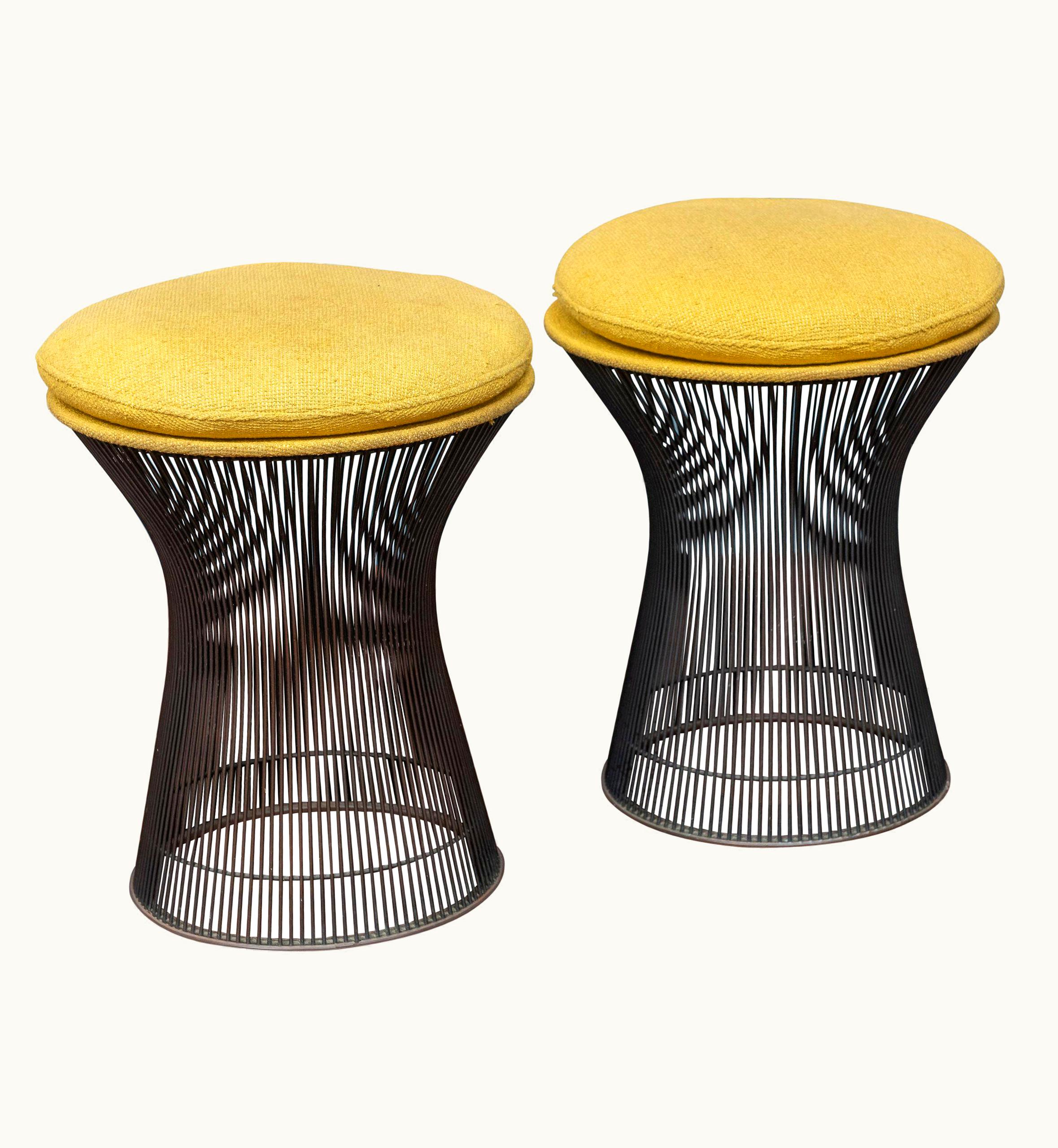 Warren Platner Warren Platner Bronze Stools For Knoll