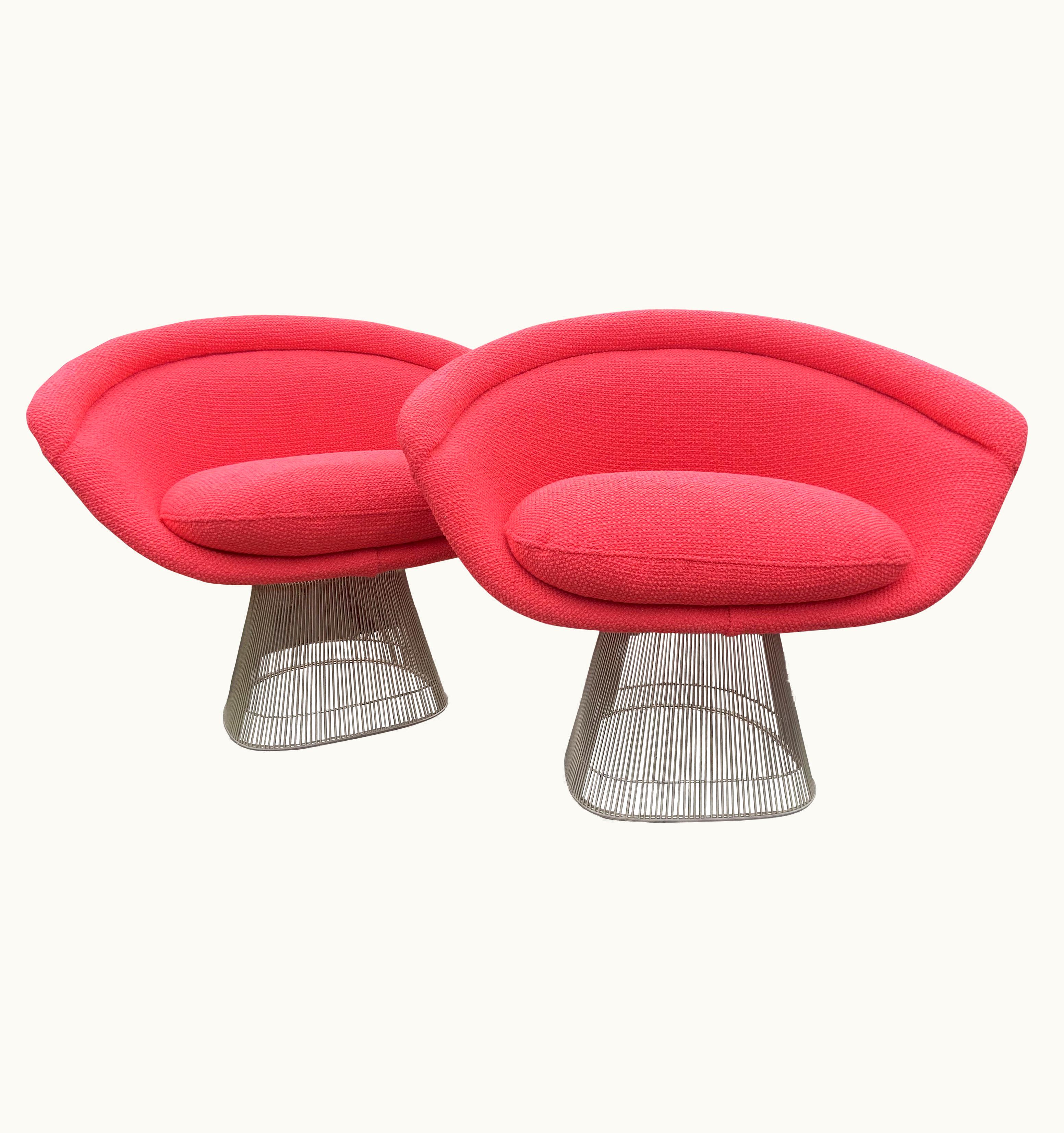 Warren Platner Warren Platner Pair Of Warren Platner Lounge Chairs For Knoll International