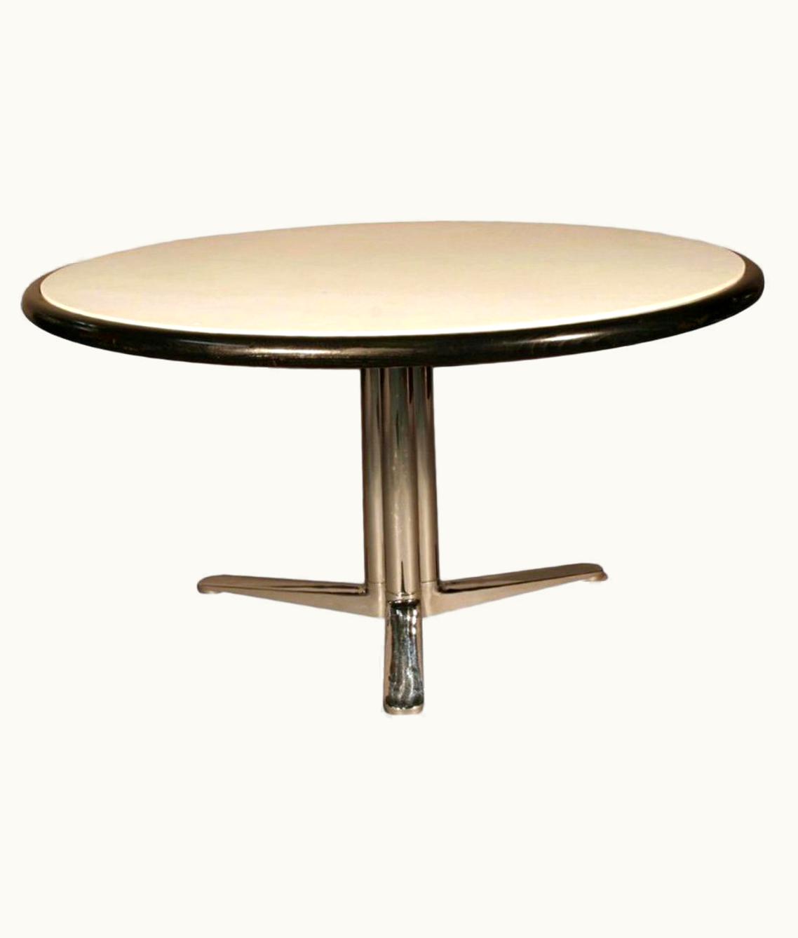 Warren Platner Round Dining Table By Warren Platner For Knoll International, USA, 1960s