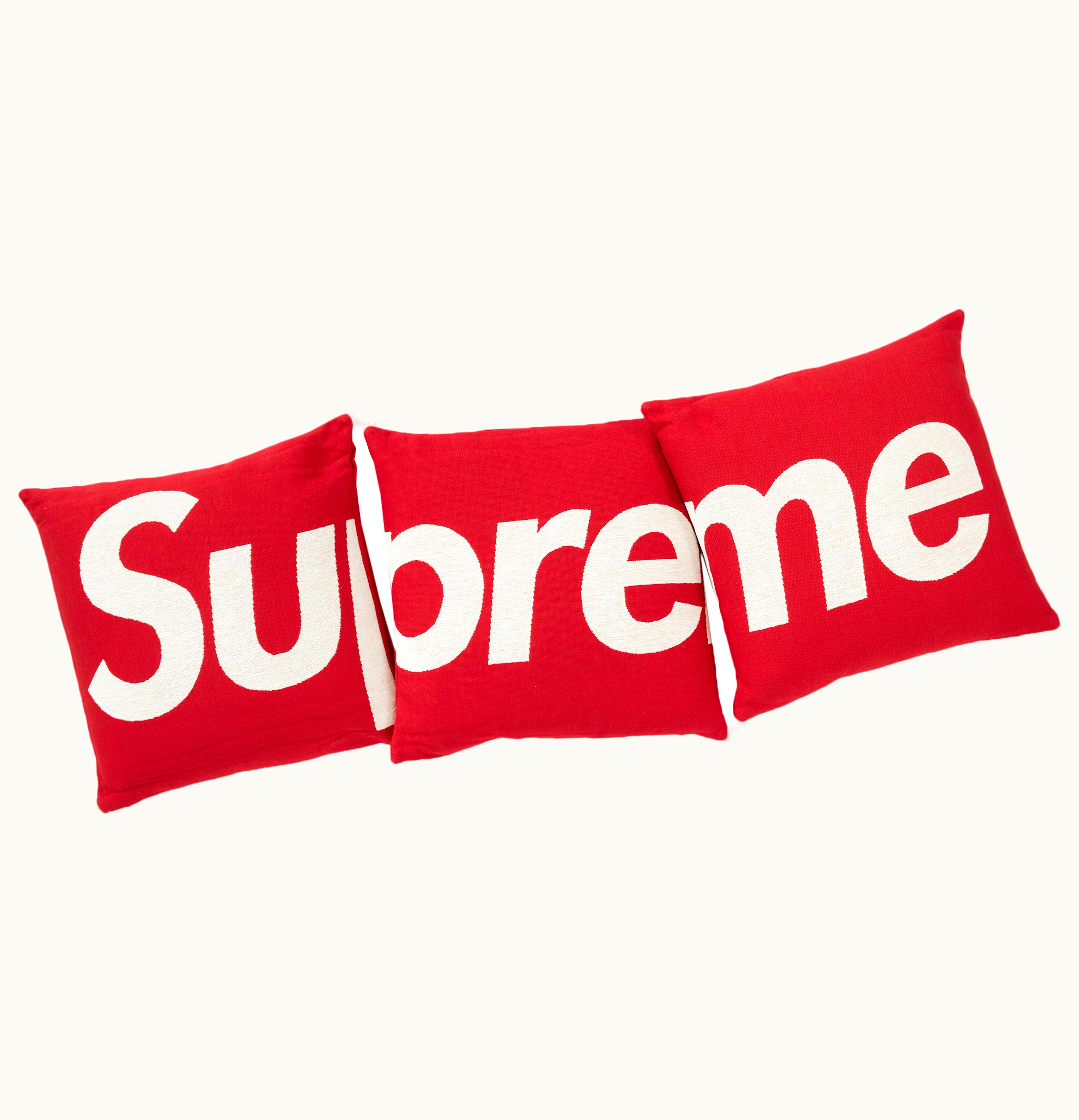 Supreme Supreme Jules Pansu Pillow Set of 3 Red