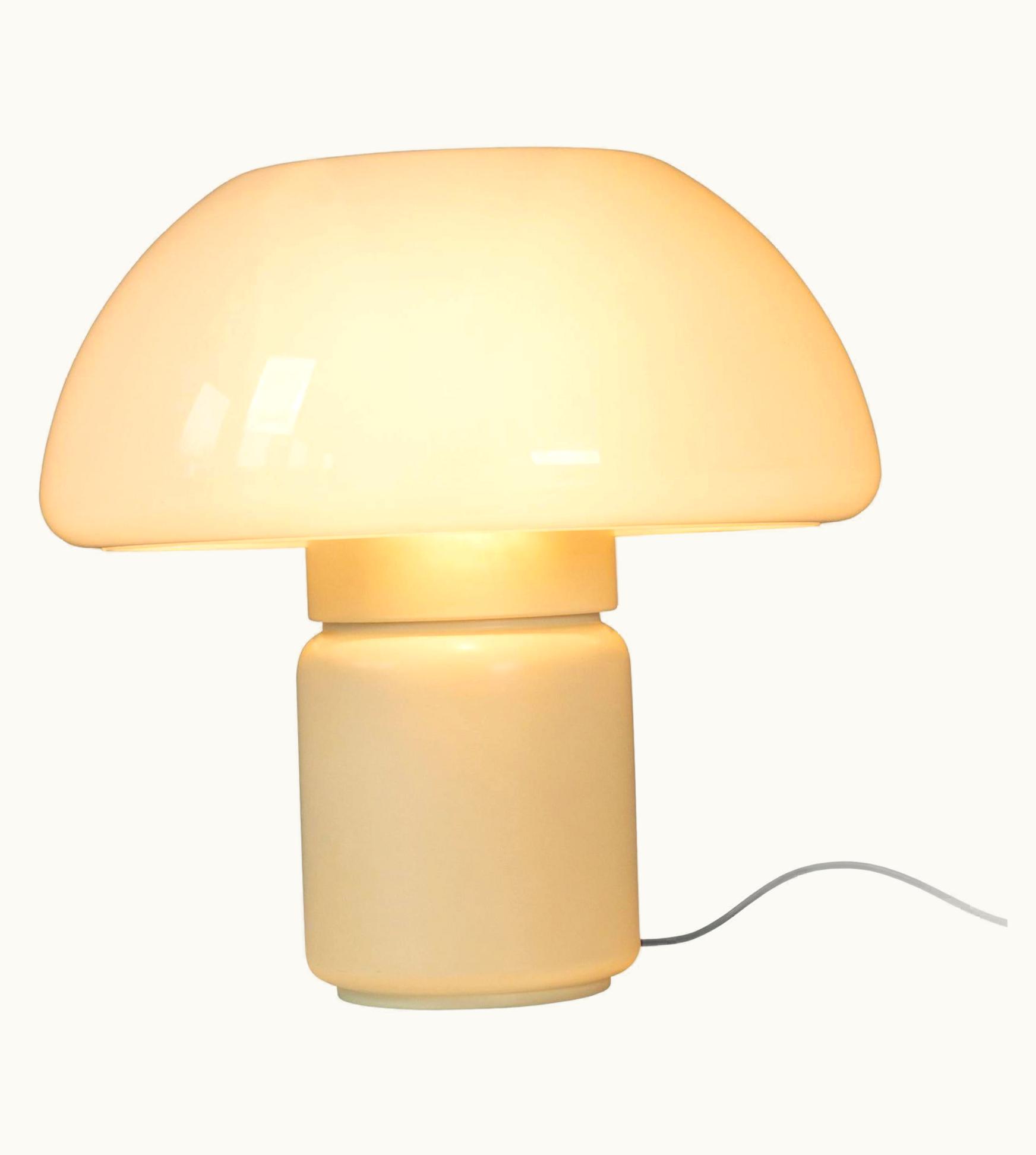 Elio Martinelli Elio Martinelli For Martinelli Luce Model 625, Large Space Age Mushroom Lamp