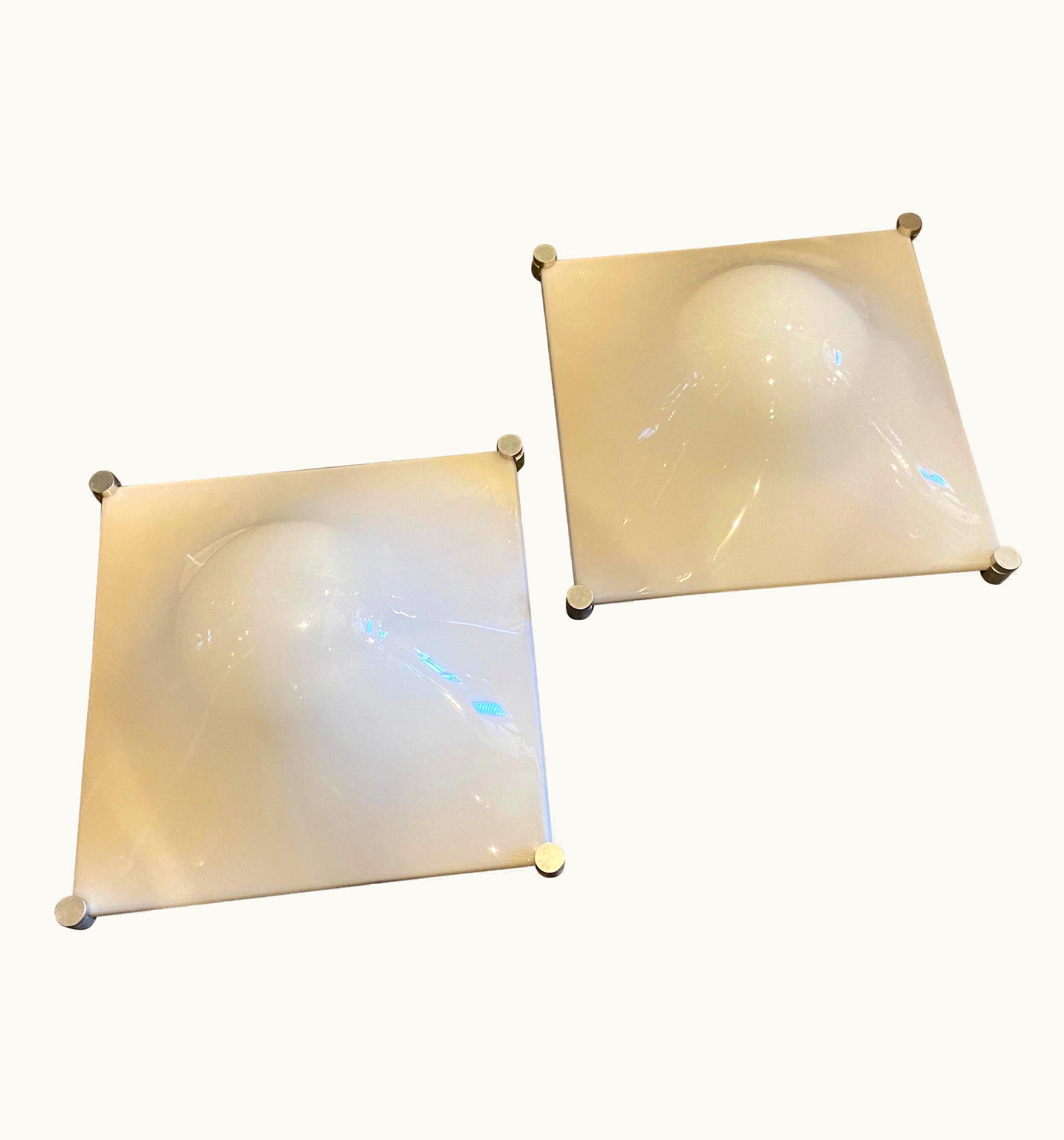 Elio Martinelli Elio Martinelli 1960s Set Of Two Elio Martinelli Space Age Bolla Wall Lights