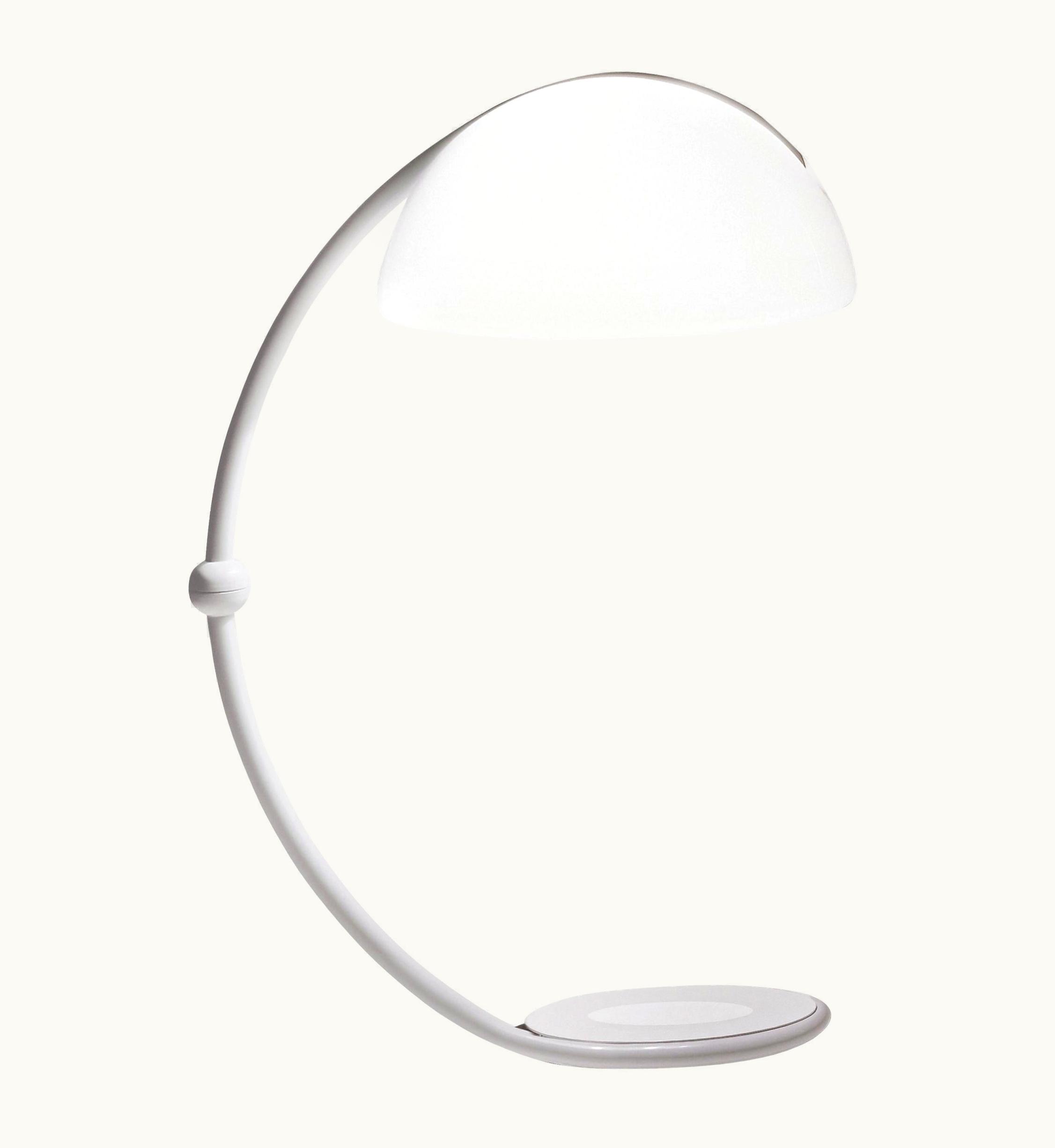 Elio Martinelli Elio Martinelli Luce Serpente 2131 Floor Lamp In White By Elio Martinelli