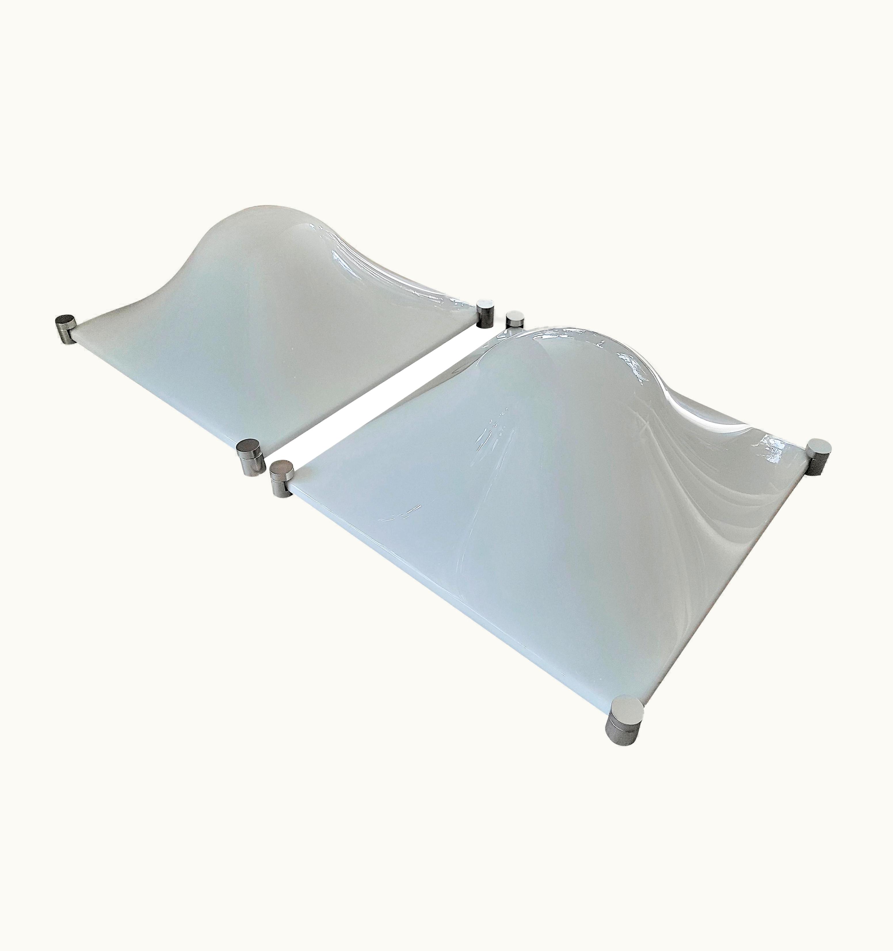 Elio Martinelli Elio Martinelli Pair Of Midcentury Sconces Bolla 50 For Luce, Italy, 1960