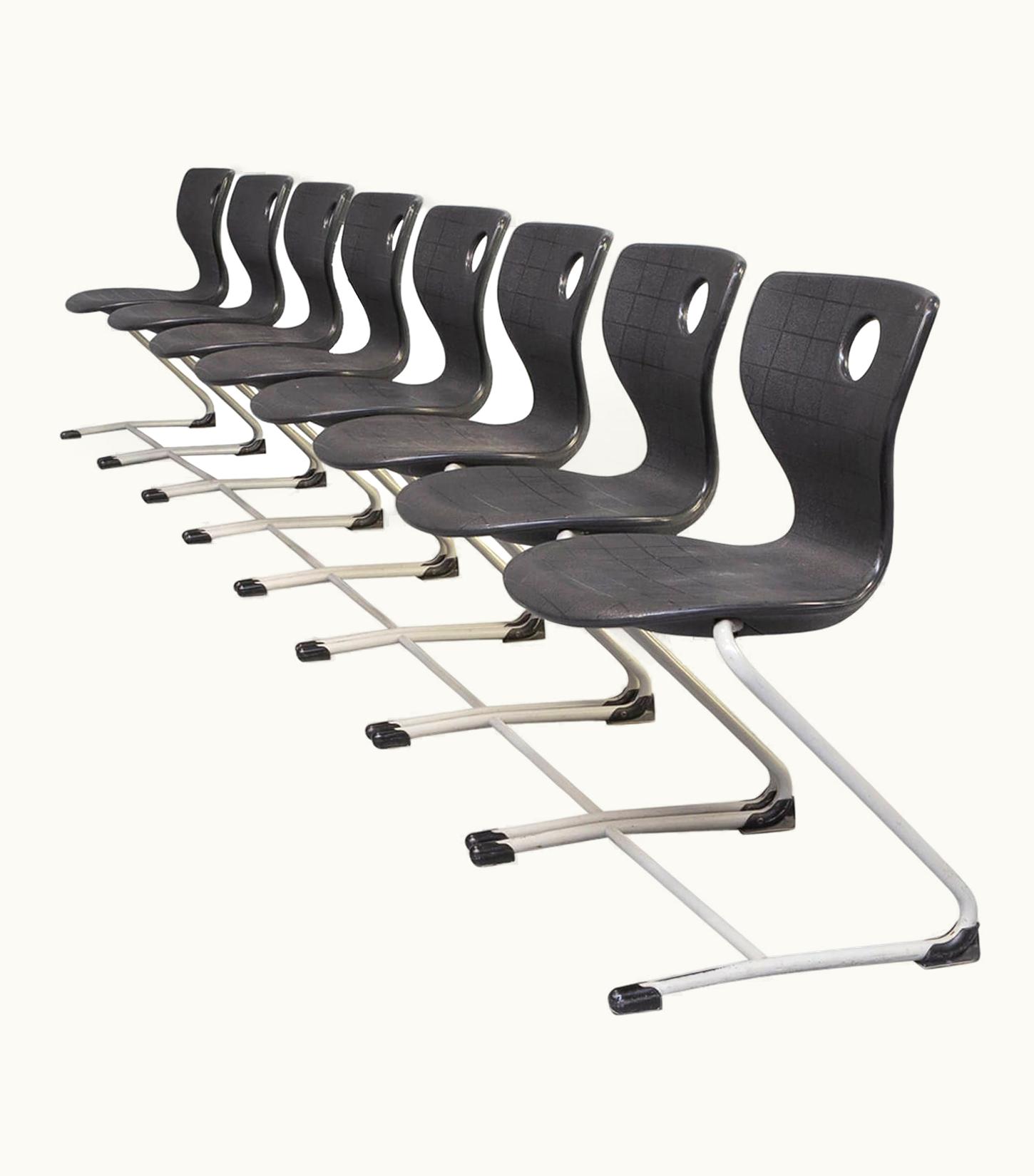 Verner Panton Verner Panton 'Pantoswing Lupo' Chair For VS Furniture Set/8