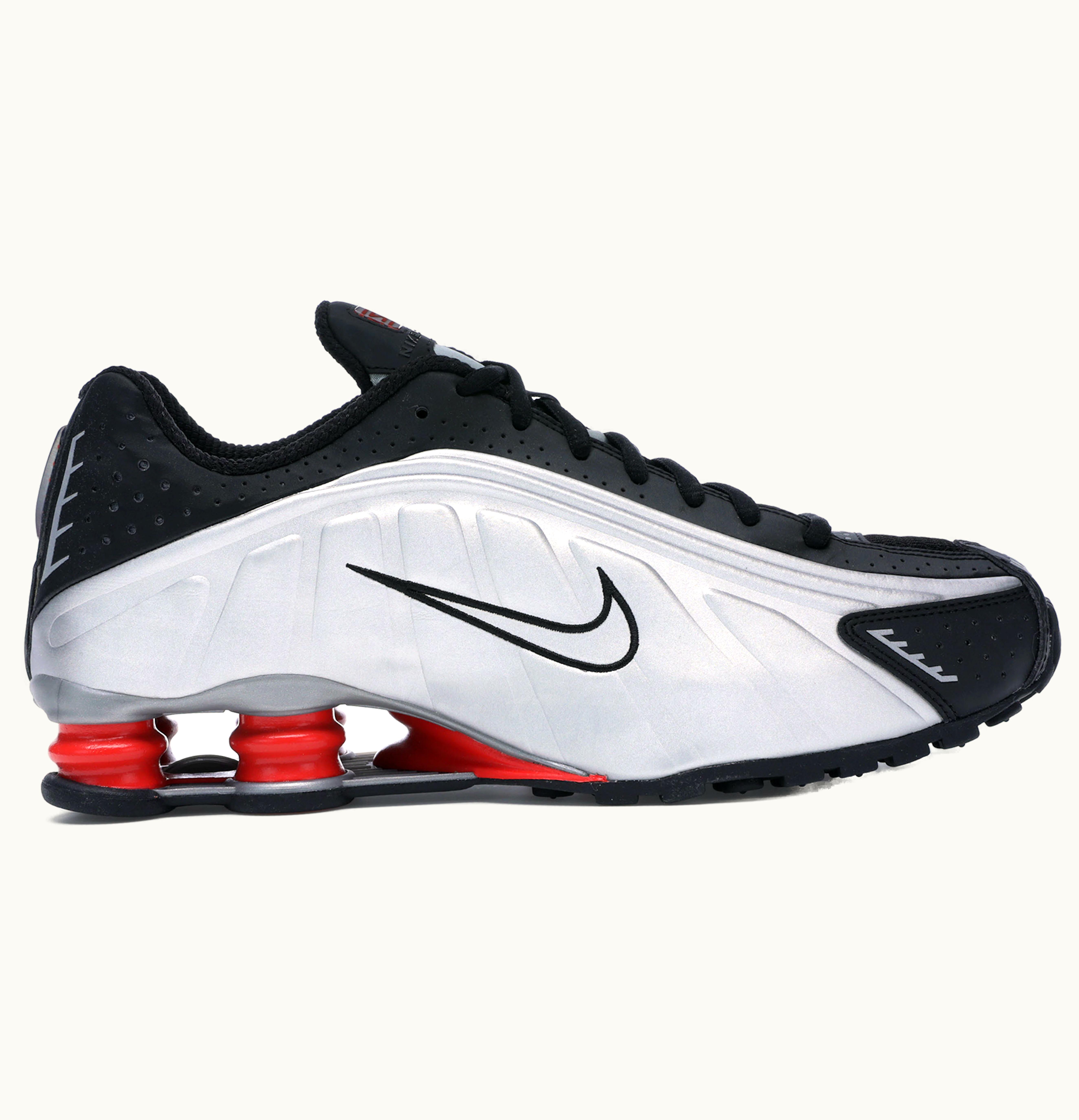 Nike Nike Shox R4 Black Metallic Silver 2018