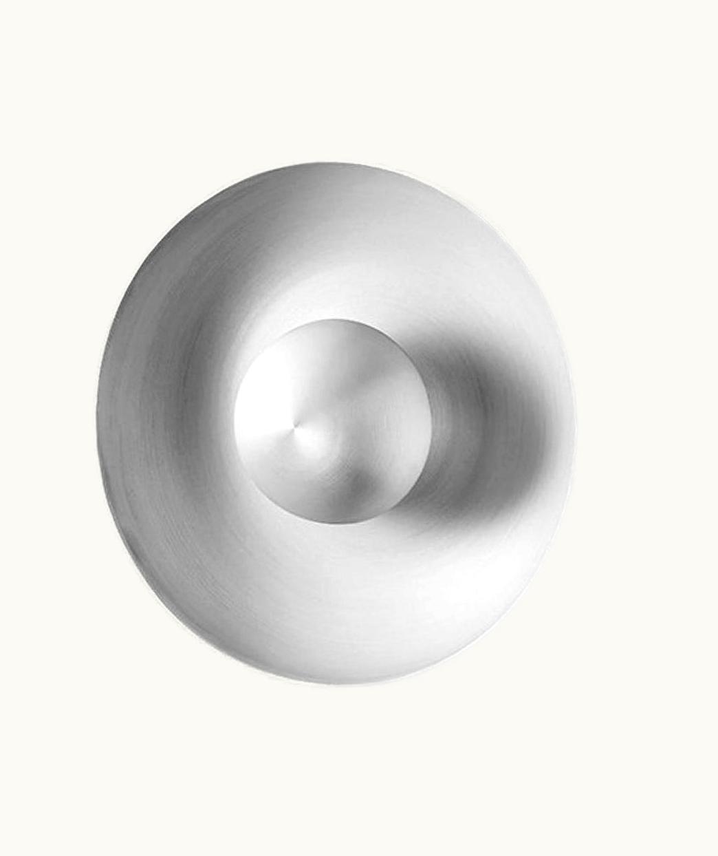 Verner Panton Verner Panton 'Spiegel' Wall Or Ceiling Lamp In Brushed Aluminum For Verpan