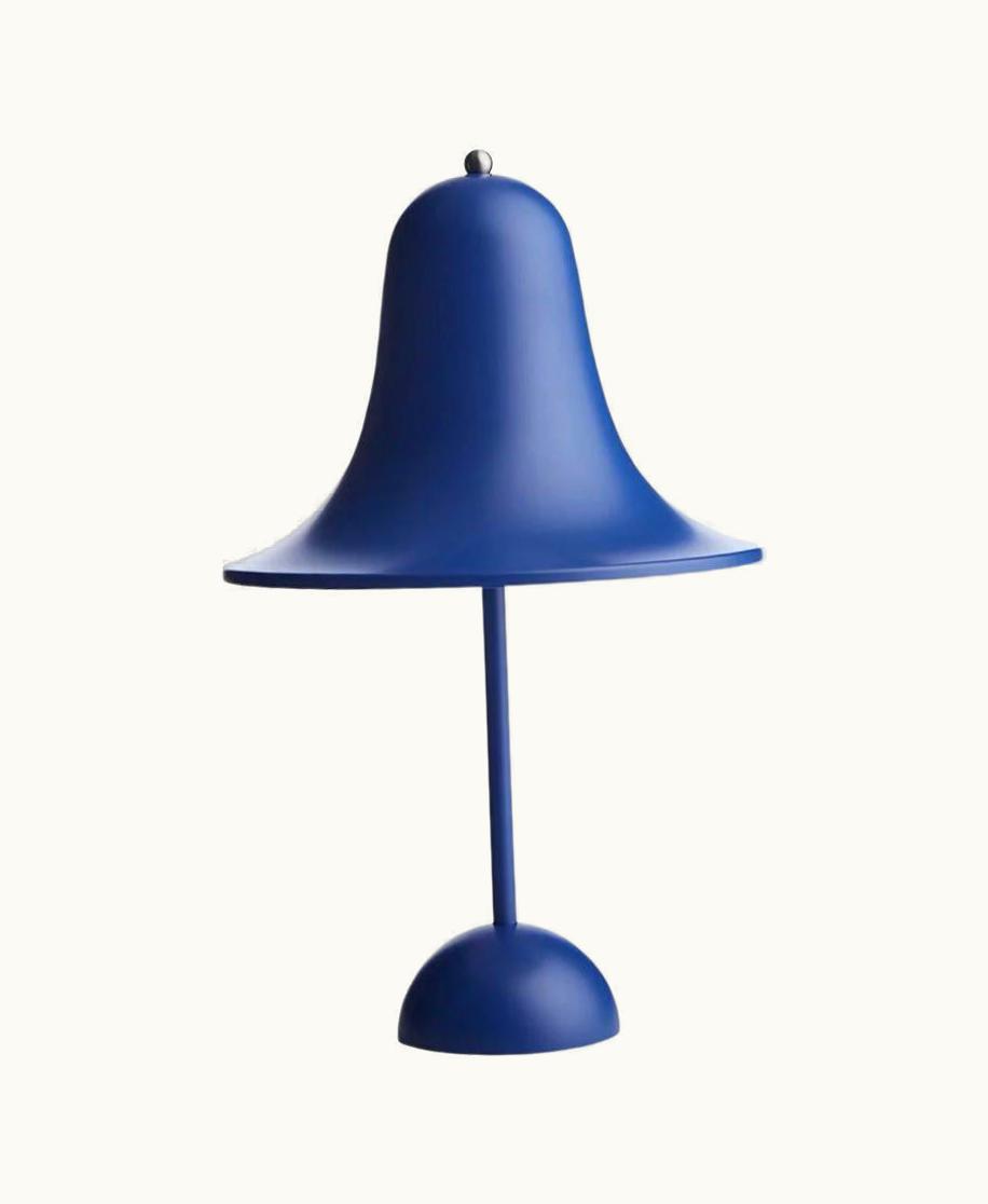Verner Panton Verner Panton 'Pantop Portable' Wireless Lamp In 'Matt Classic Blue' For Verpan