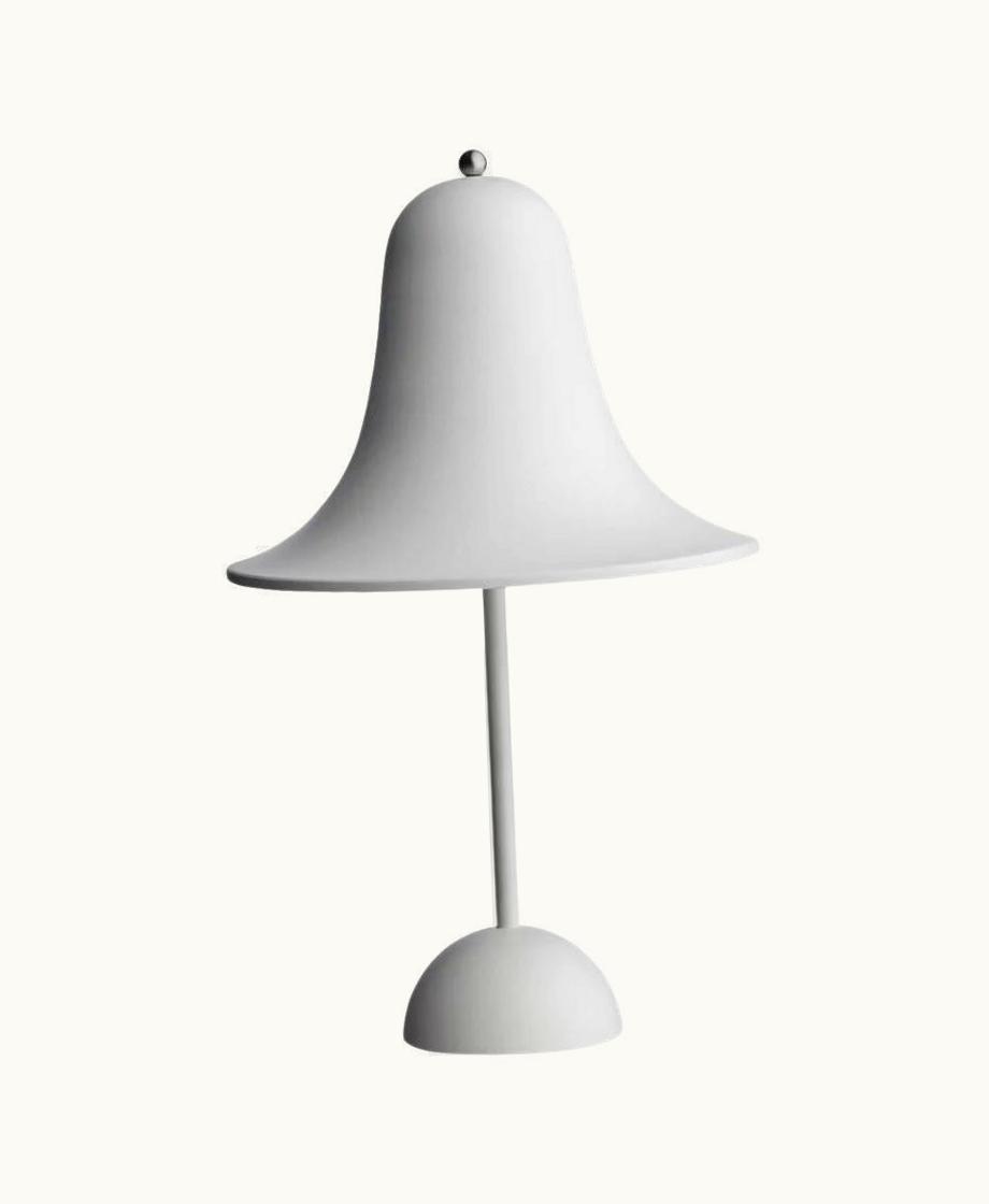 Verner Panton Verner Panton 'Pantop Portable' Wireless Table Lamp In 'Matt White' For Verpan