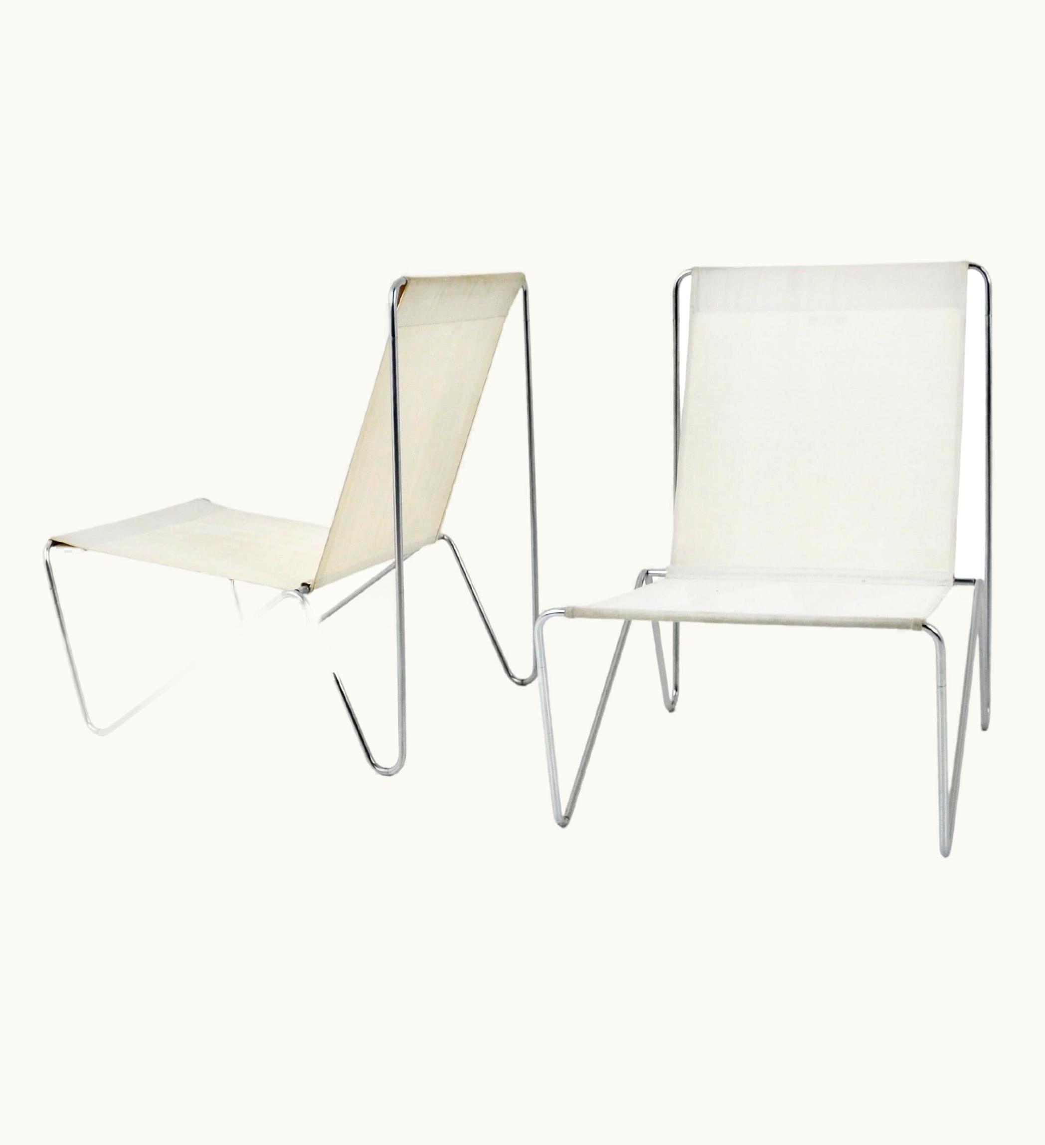 Verner Panton Verner Panton Pair Of Bachelor Chairs By Verner Panton For Fritz Hansen, 1950s