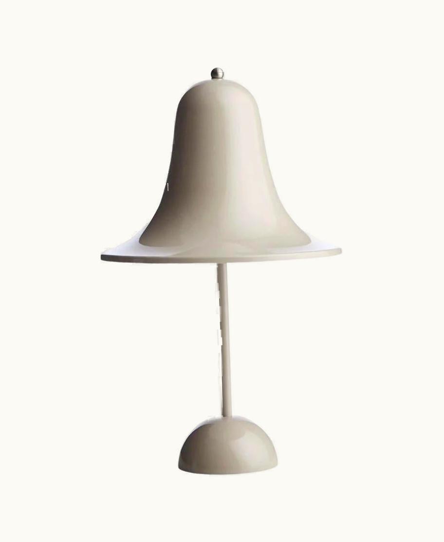 Verner Panton Verner Panton 'Pantop Portable' Wireless Table Lamp In 'Grey Sand' For Verpan