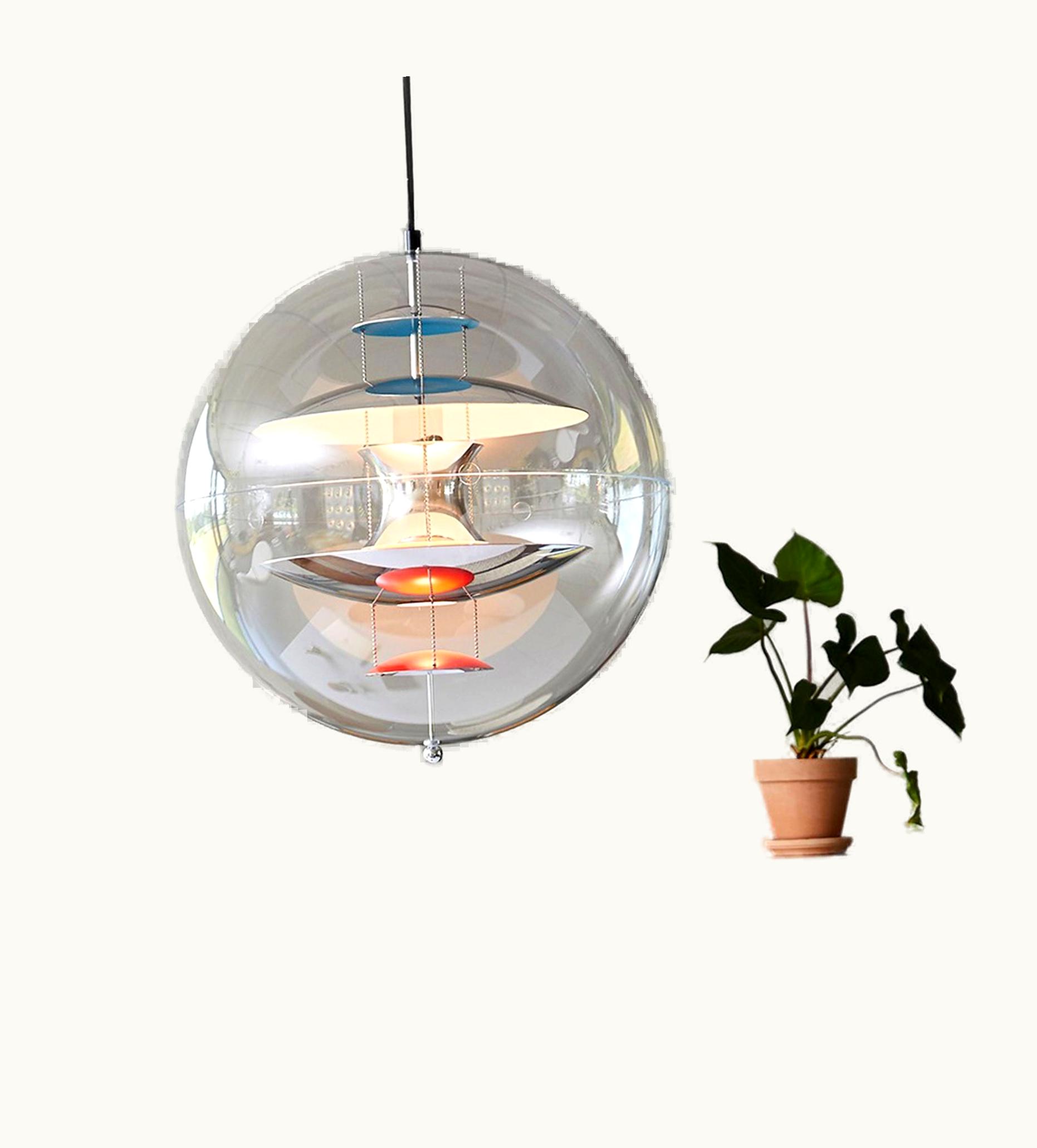 Verner Panton Verner Panton Vp Globe Pendant Lamp By Verner Panton, Glass