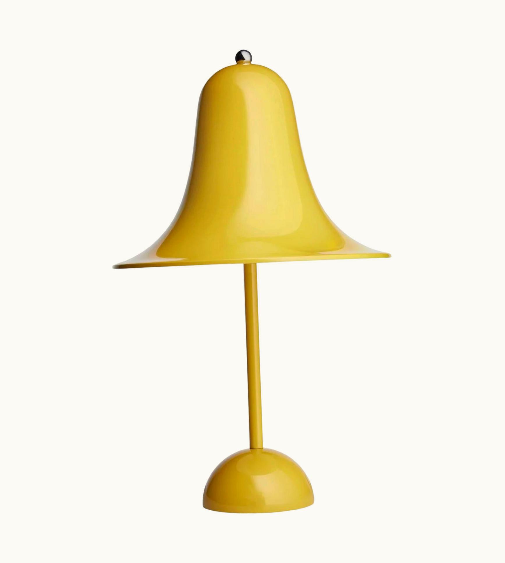 Verner Panton Verner Panton 'Pantop' Table Lamp In 'Warm Yellow' 1980 For Verpan