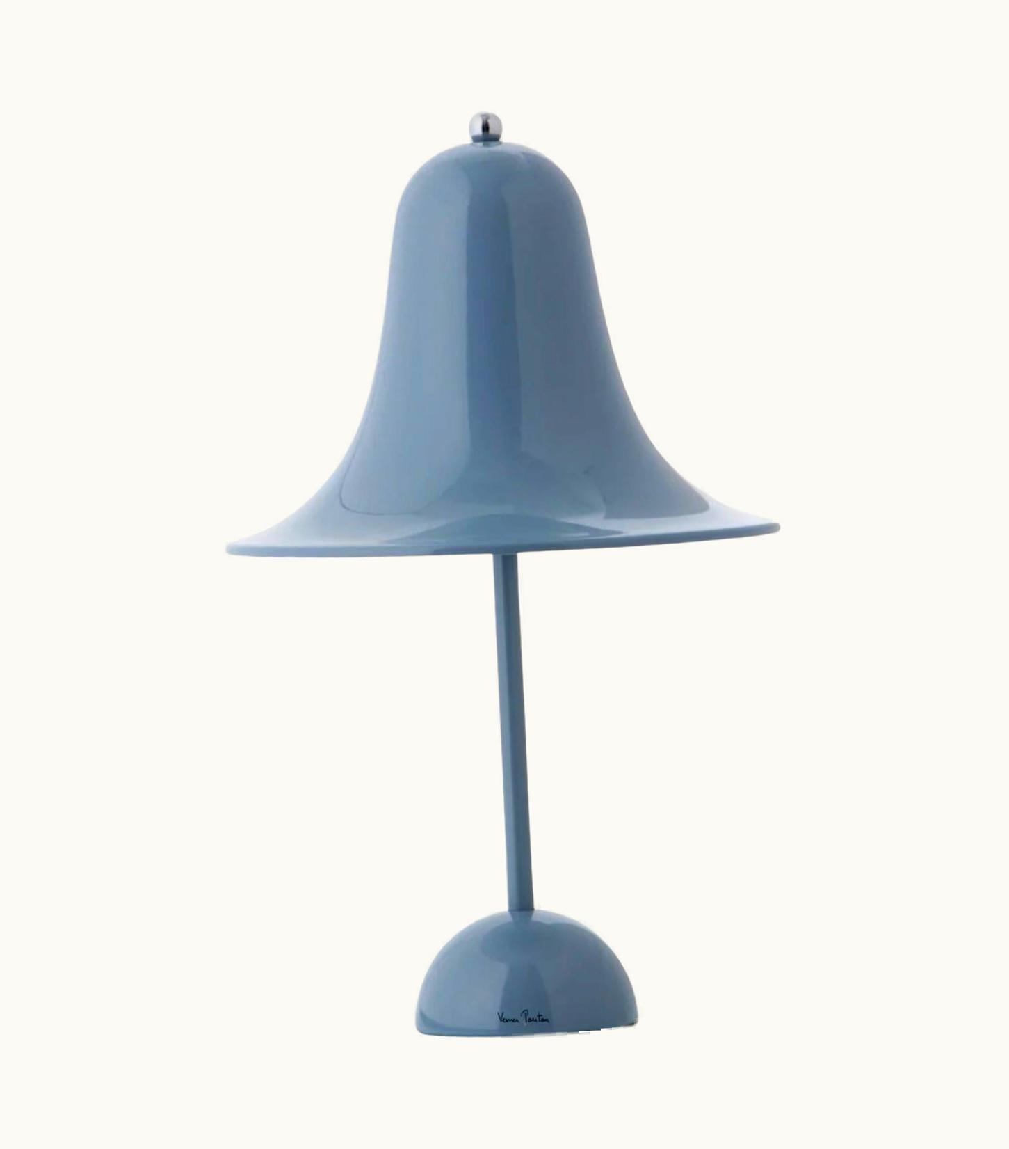 Verner Panton Verner Panton 'Pantop' Table Lamp In 'Dusty Blue' 1980 For Verpan