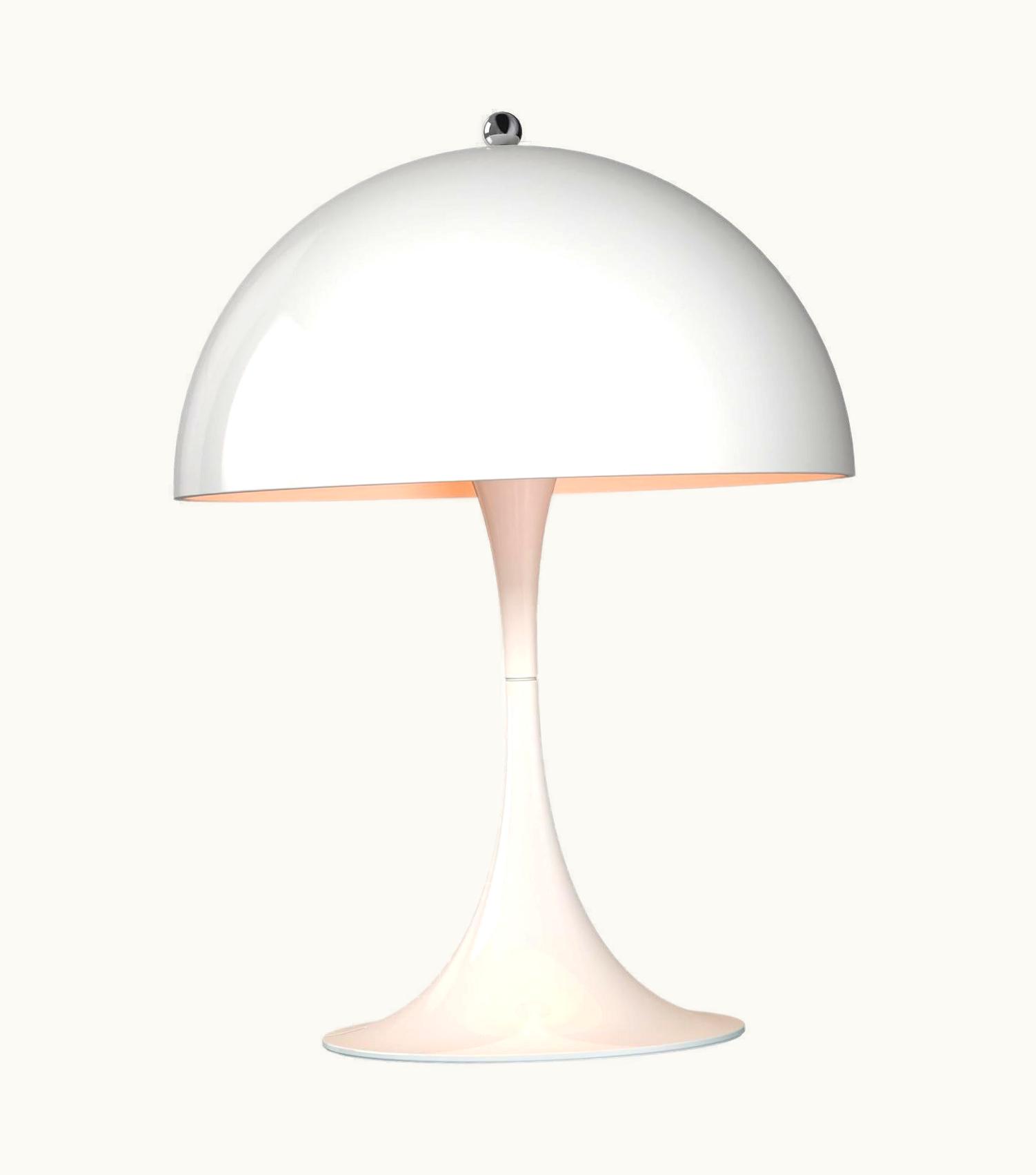 Verner Panton Verner Panton Louis Poulsen Panthella Mini Table Lamp In White By Verner Panton