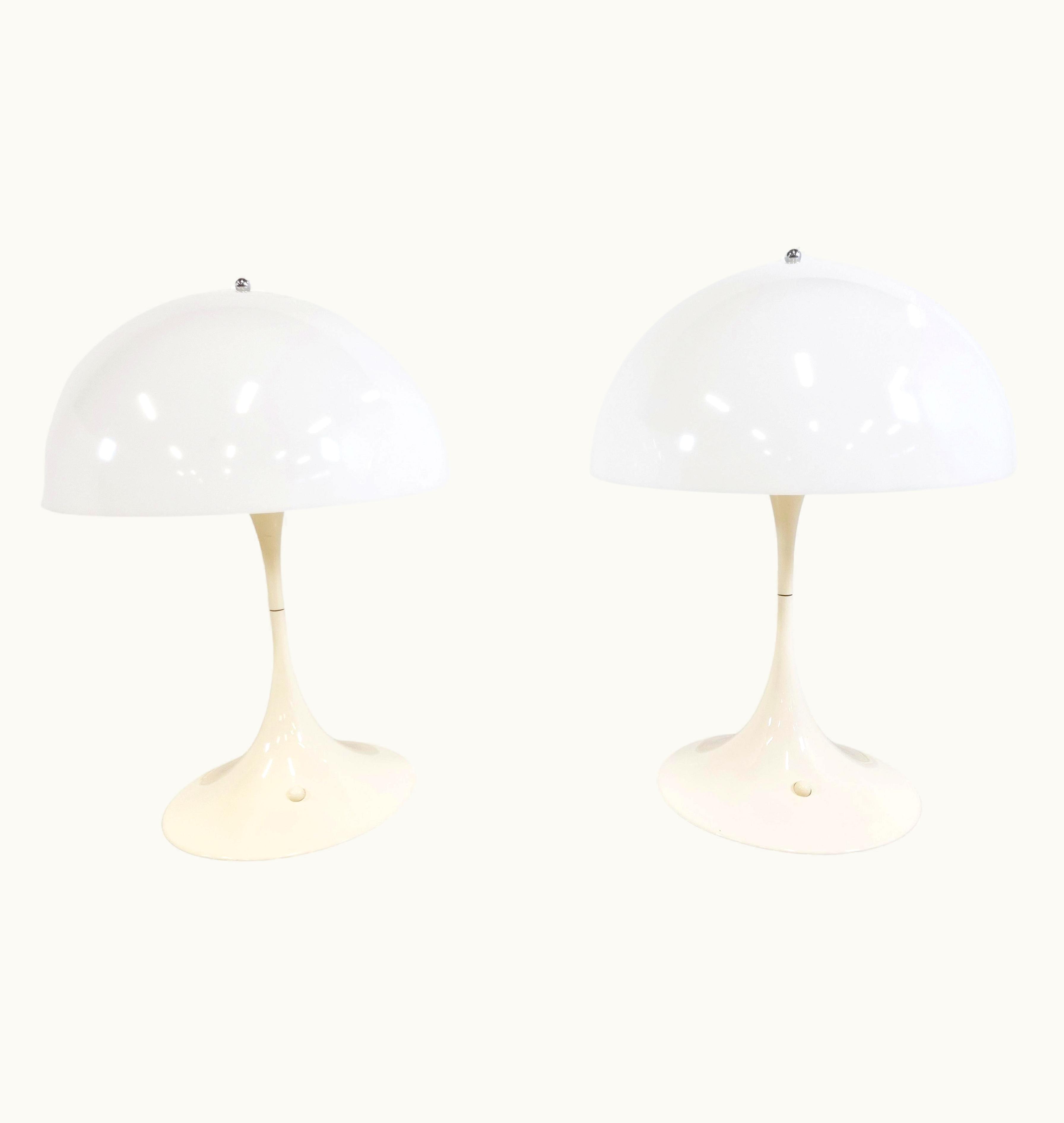 Verner Panton Verner Panton Large Panthella Lamps By Verner Panton, 1970s, Set Of 2