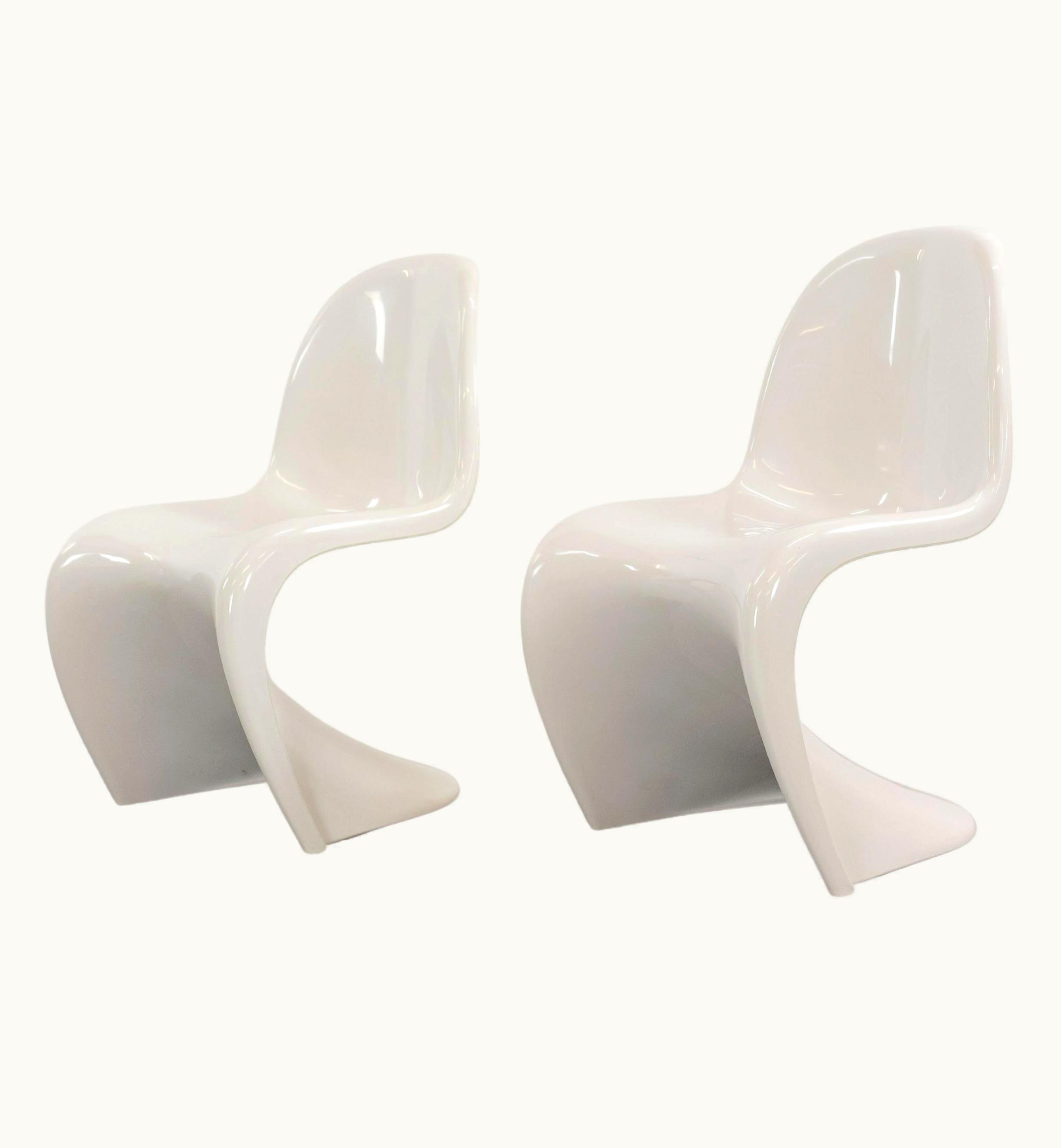 Verner Panton Verner Panton Pair Of Panton Chairs By Verner Panton For Fehlbaum / Herman Miller 1976